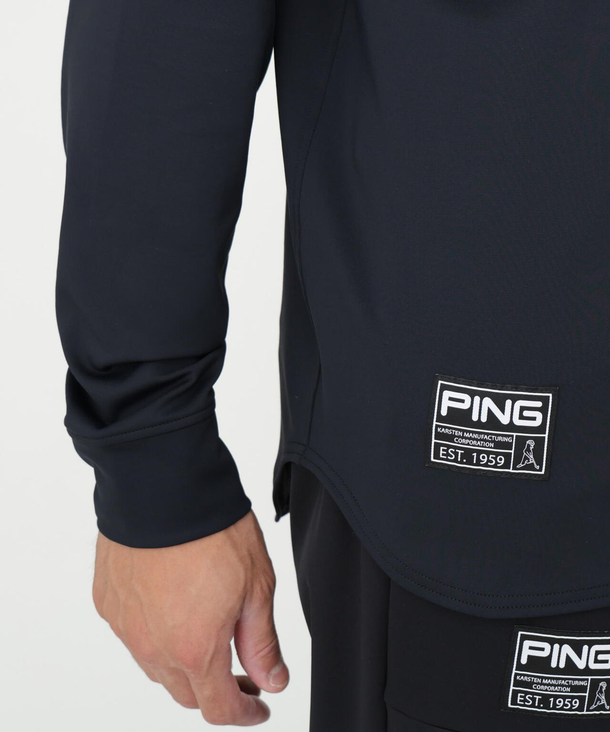 180cm C:96 W:80 H:93 着用サイズ:L
