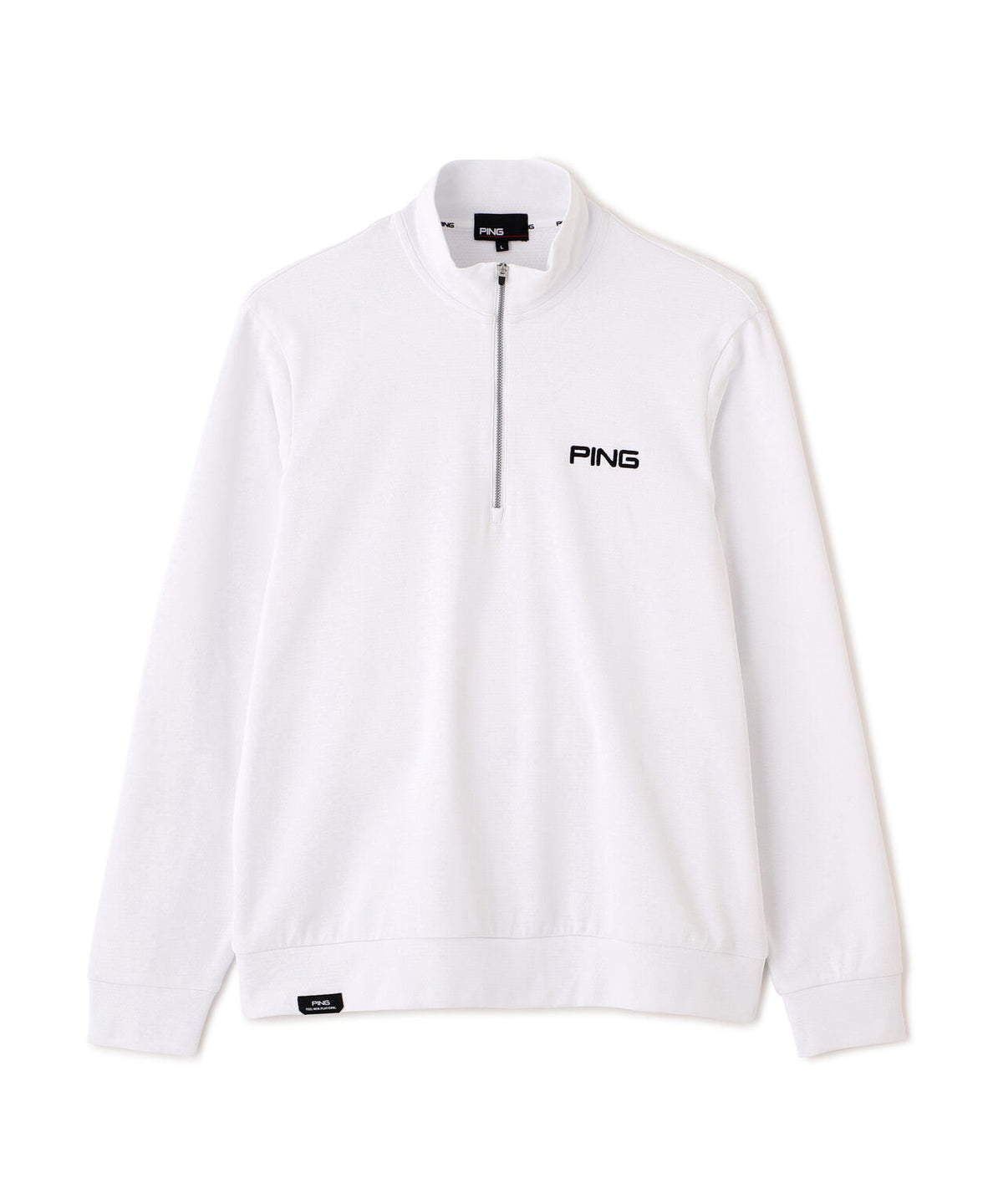【PING APPAREL】メッシュリバーニットハーフジップカットソー (MENS)
