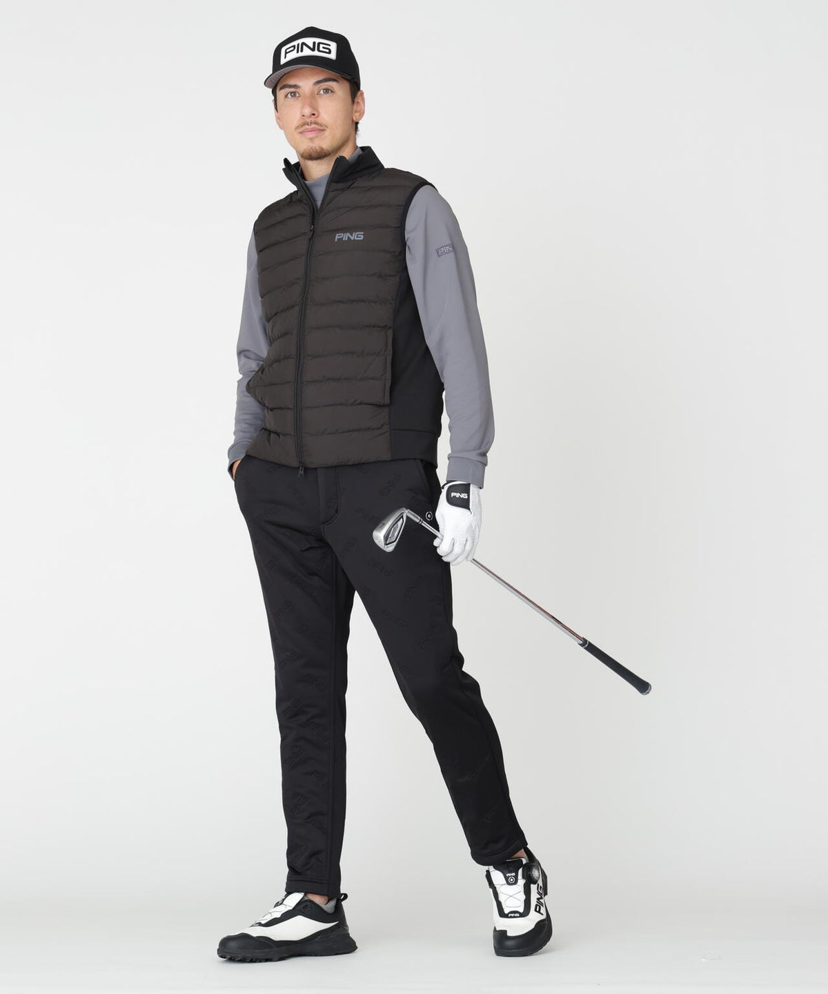 180cm C:96 W:80 H:93 着用サイズ:L