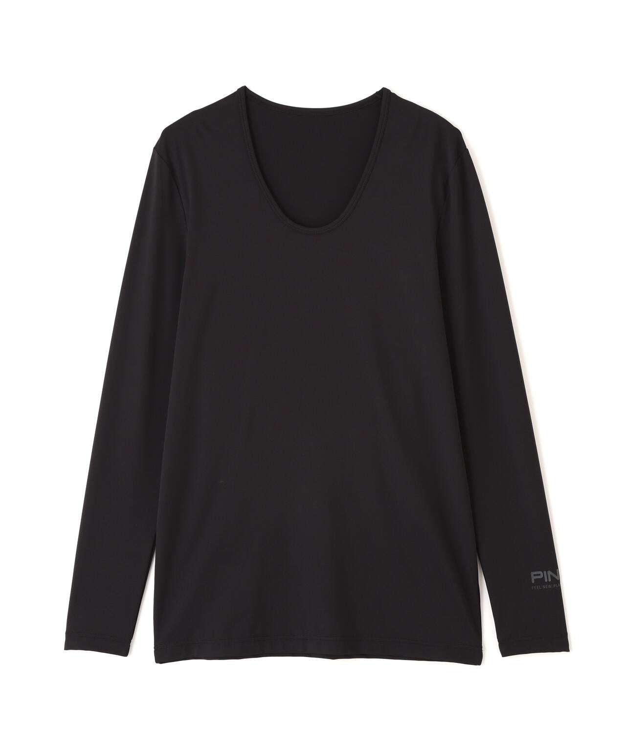 【PING APPAREL】ベア天竺UV接触冷感長袖Uネックインナー (MENS)