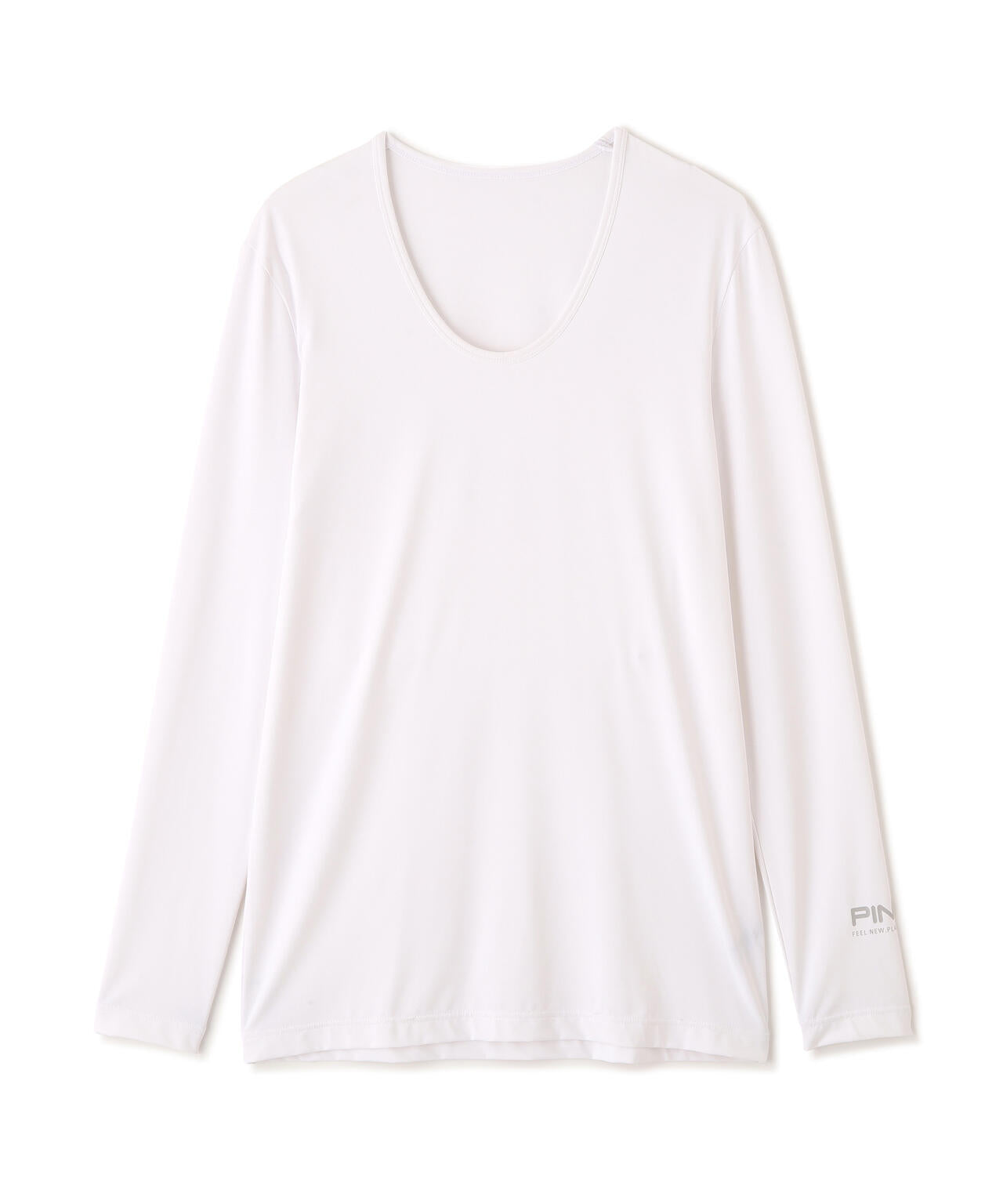 【PING APPAREL】ベア天竺UV接触冷感長袖Uネックインナー (MENS)