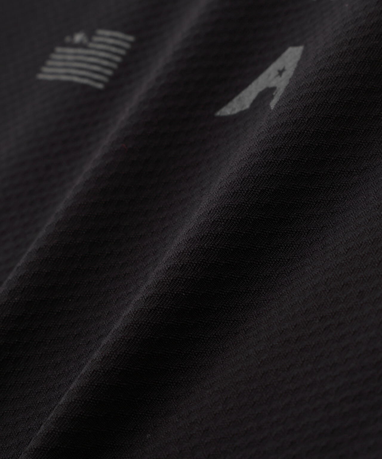 【PING APPAREL】ナイロンサッカー半袖ハイネックシャツ <GOLD> (MENS)