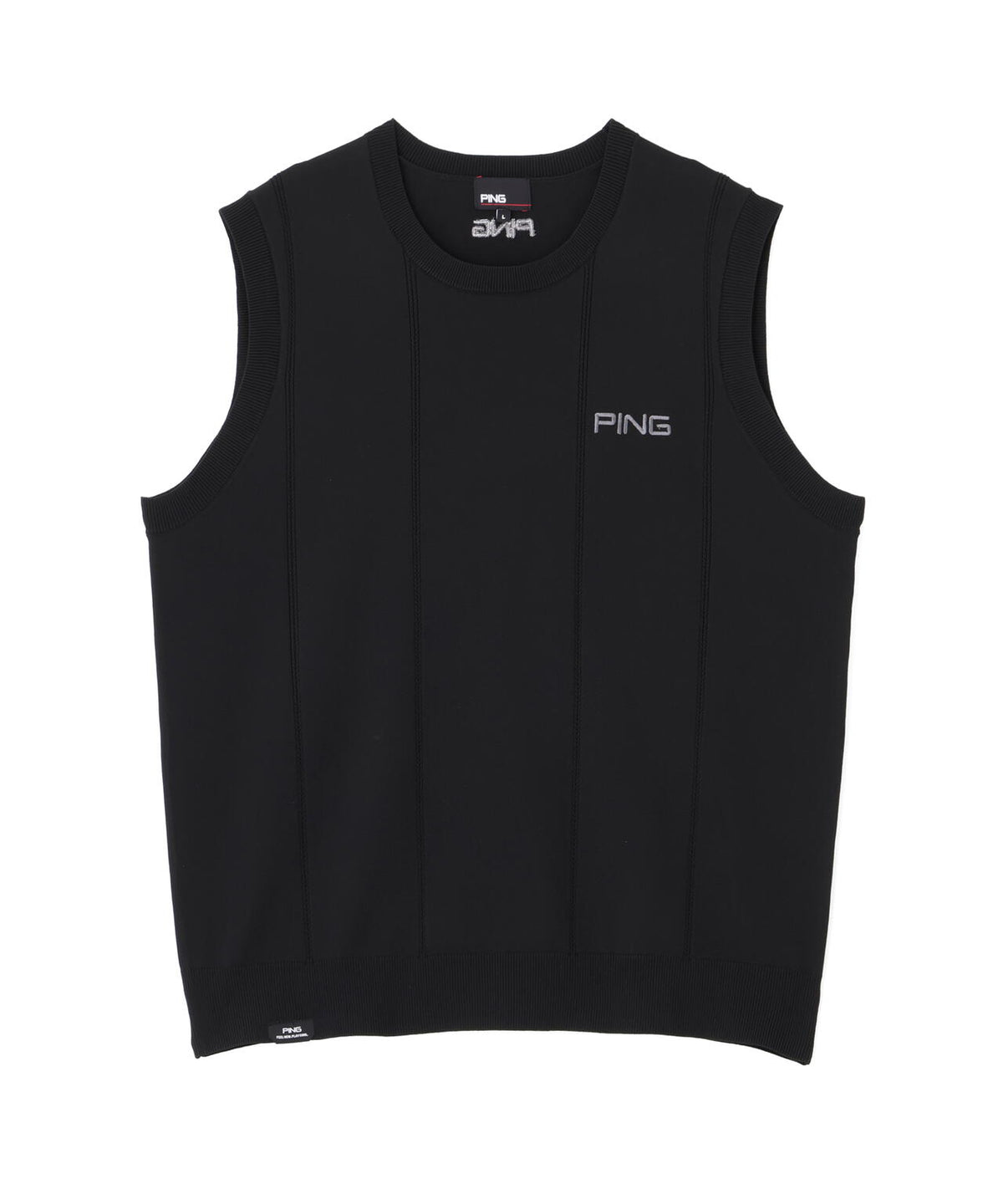 【PING APPAREL】クルーネックニットベスト (MENS)