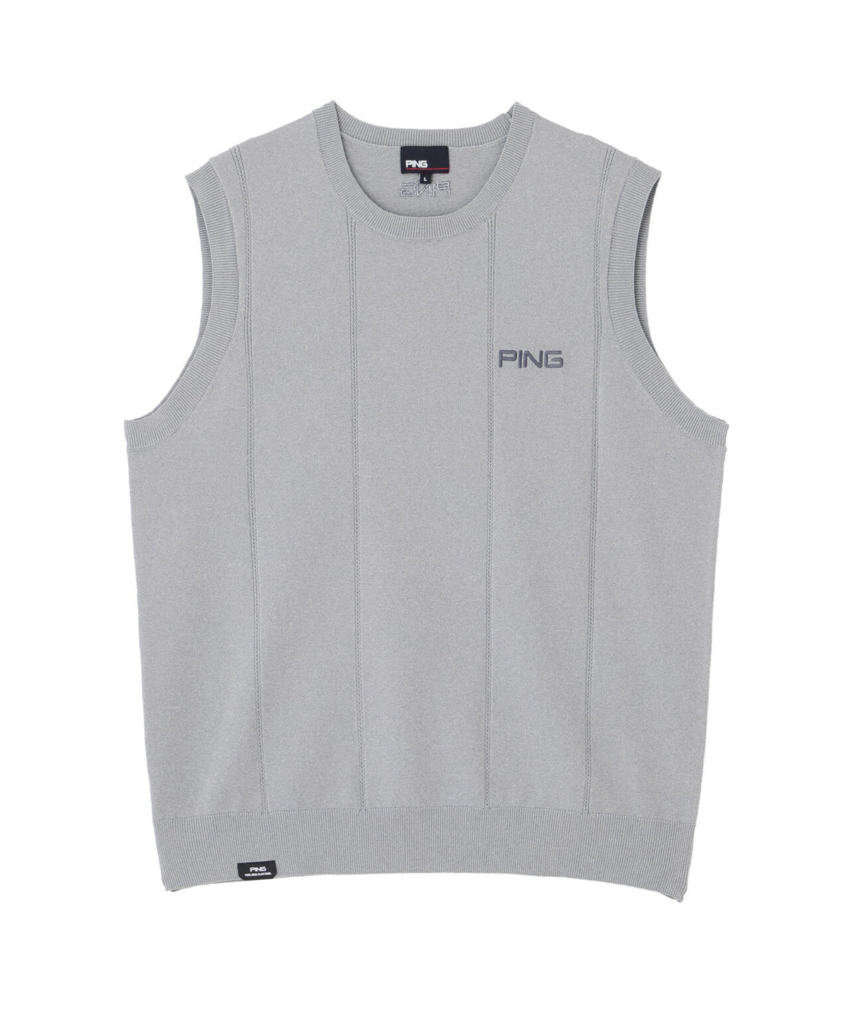【PING APPAREL】クルーネックニットベスト (MENS)