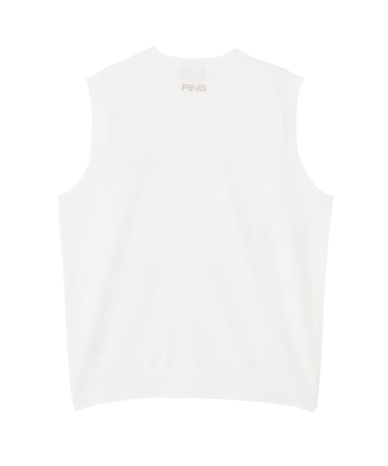 【PING APPAREL】クルーネックニットベスト (MENS)