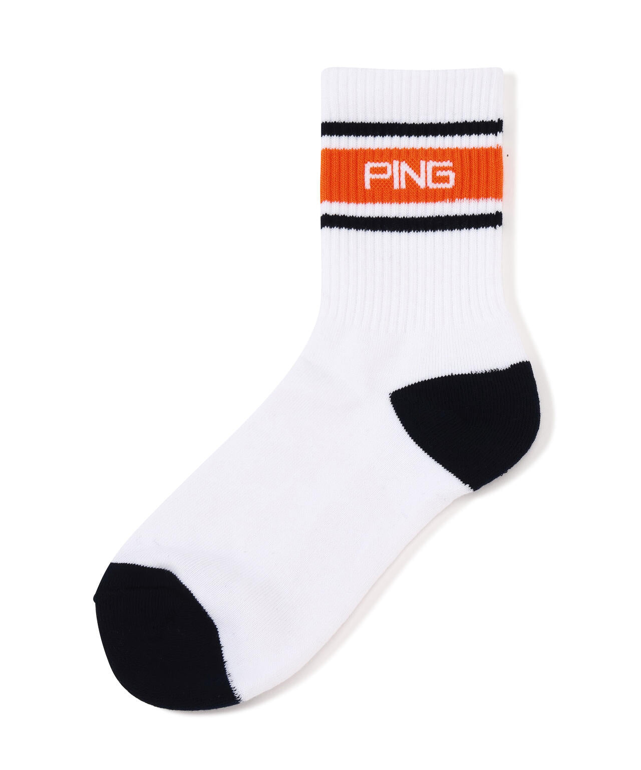 【PING APPAREL】ライン入りミドルソックス (MENS)