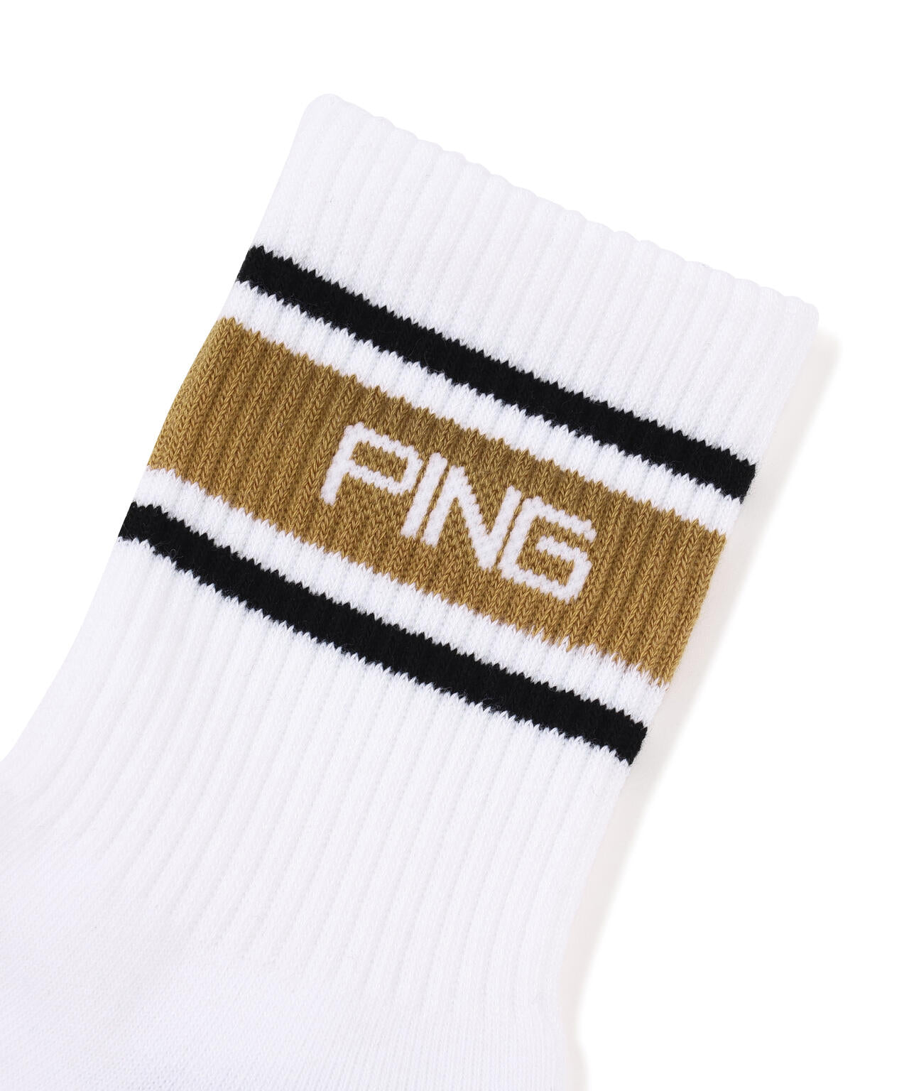 【PING APPAREL】ライン入りミドルソックス (MENS)