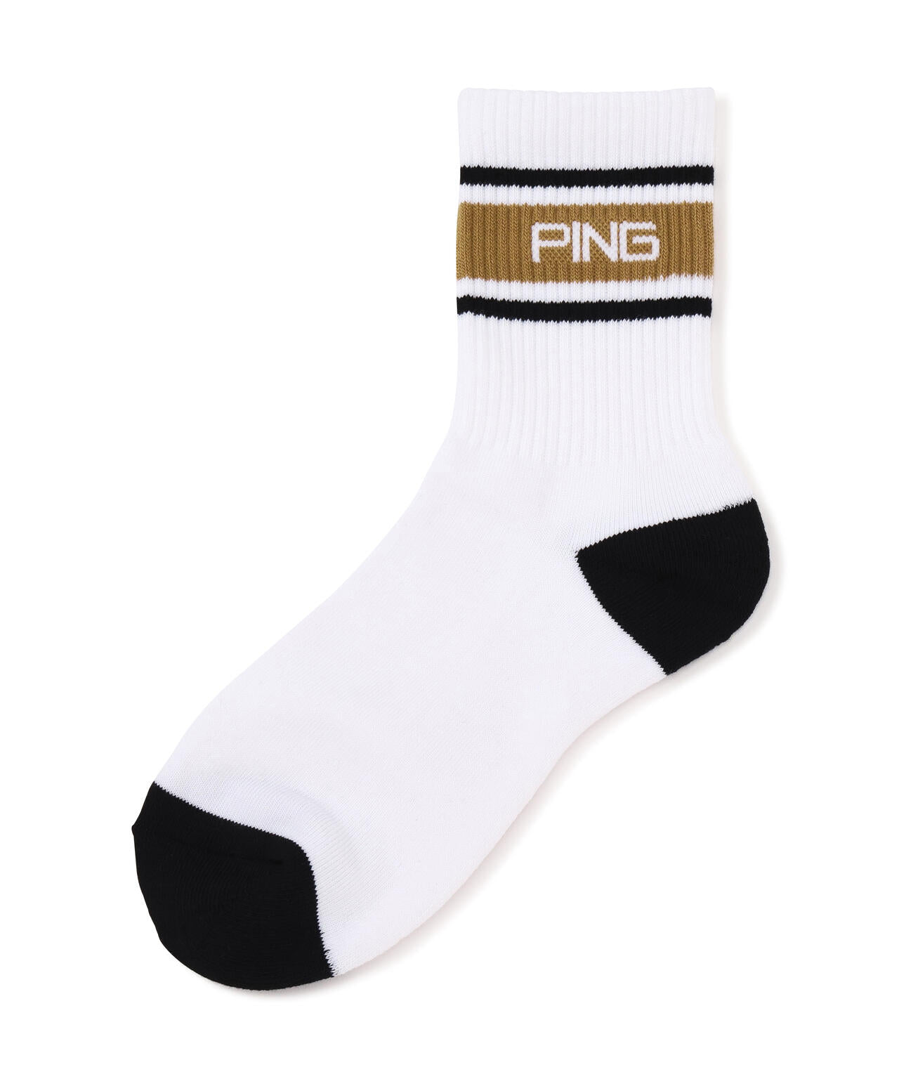 【PING APPAREL】ライン入りミドルソックス (MENS)