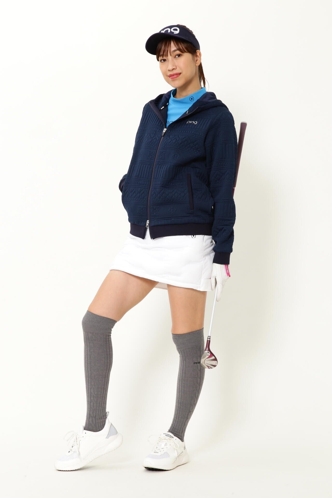 【PING APPAREL】接結中綿スカート<NATIVE> (LADIES)