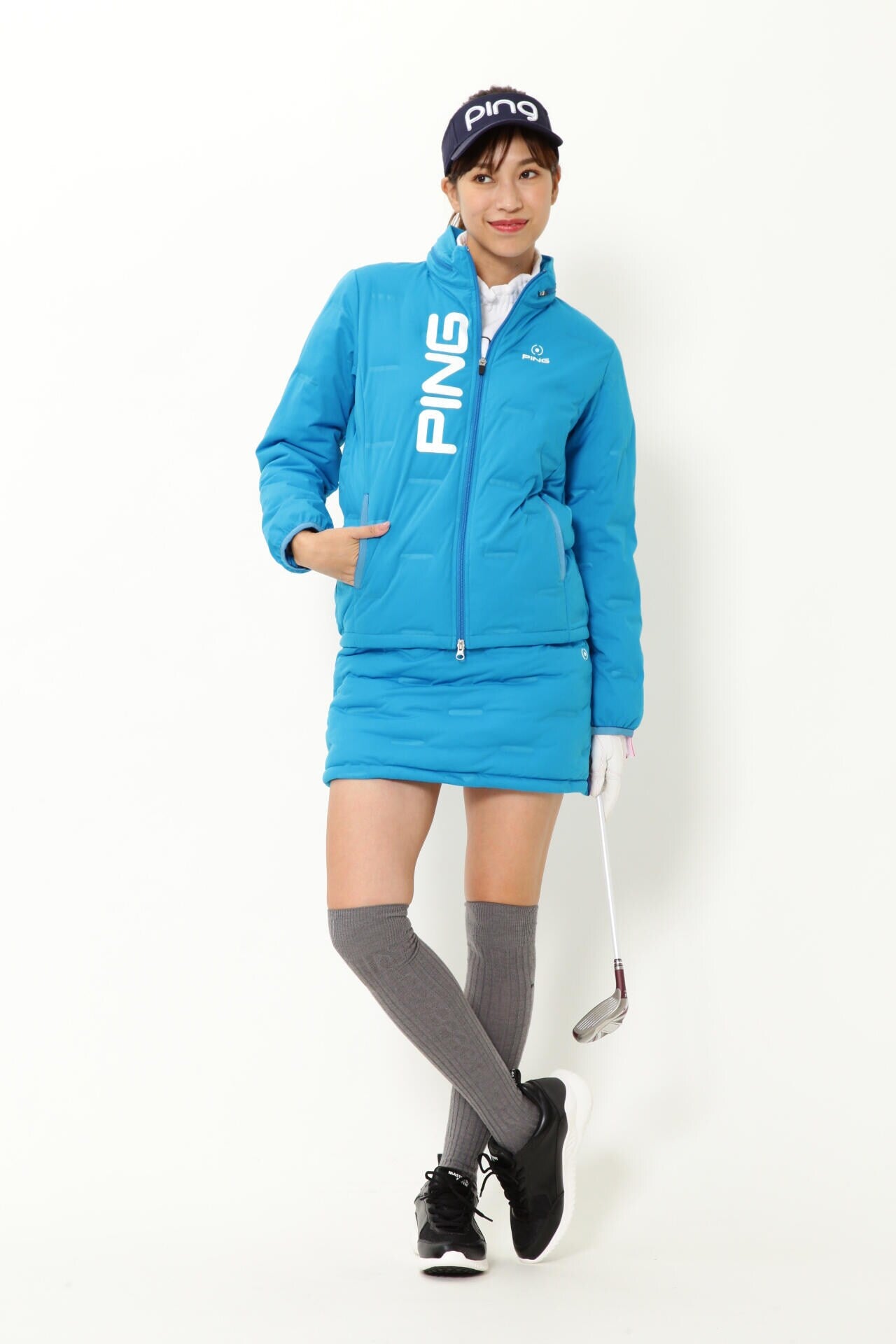 【PING APPAREL】接結中綿スカート<NATIVE> (LADIES)