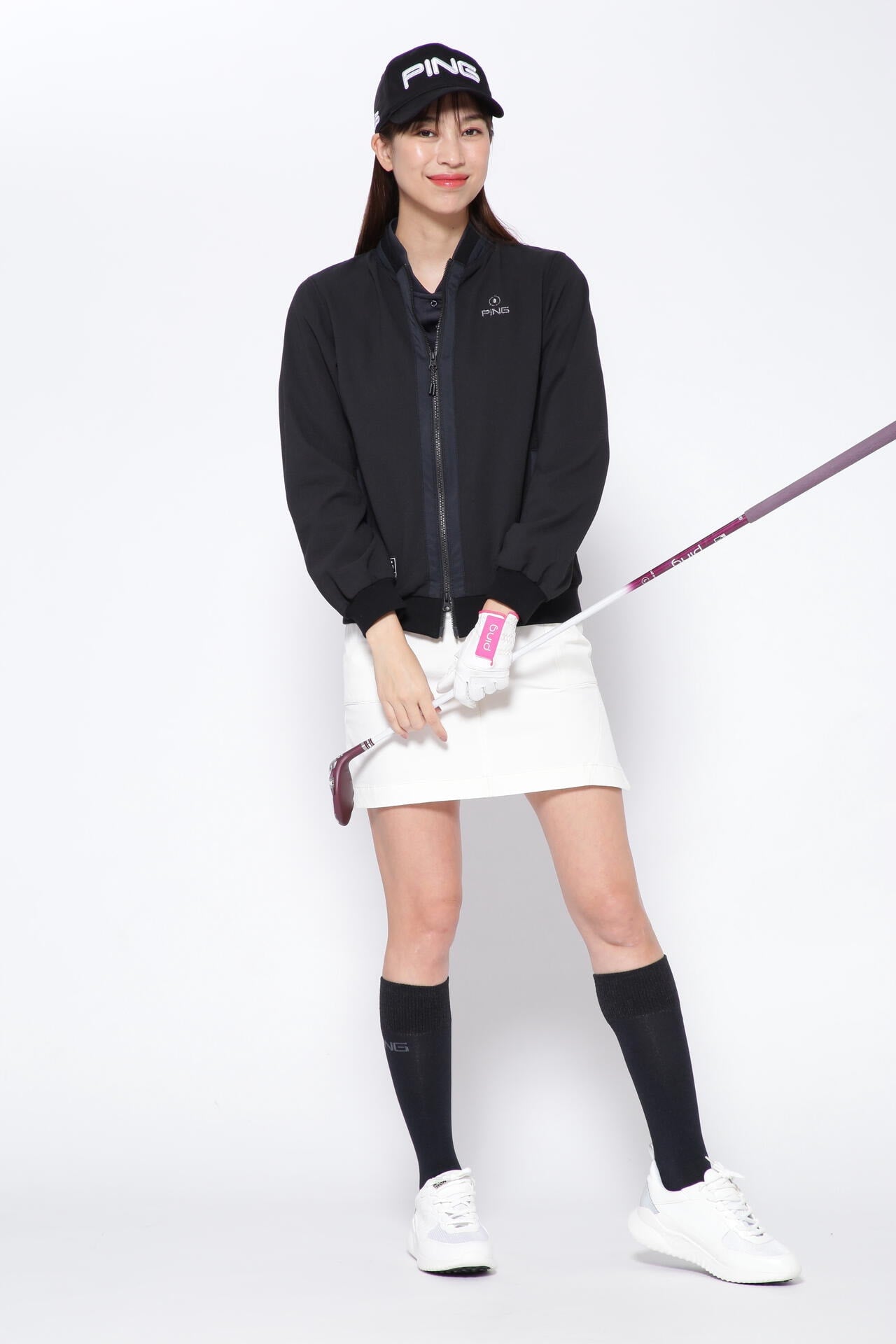 【PING APPAREL】クールマックスエコドビーブルゾン <GOLD> (LADIES)