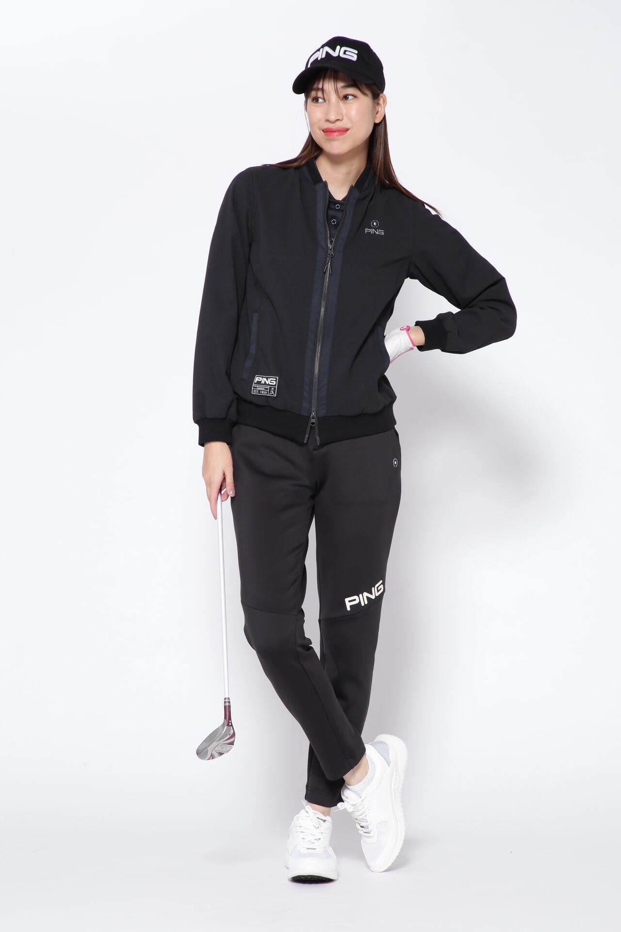 【PING APPAREL】クールマックスエコドビーブルゾン <GOLD> (LADIES)