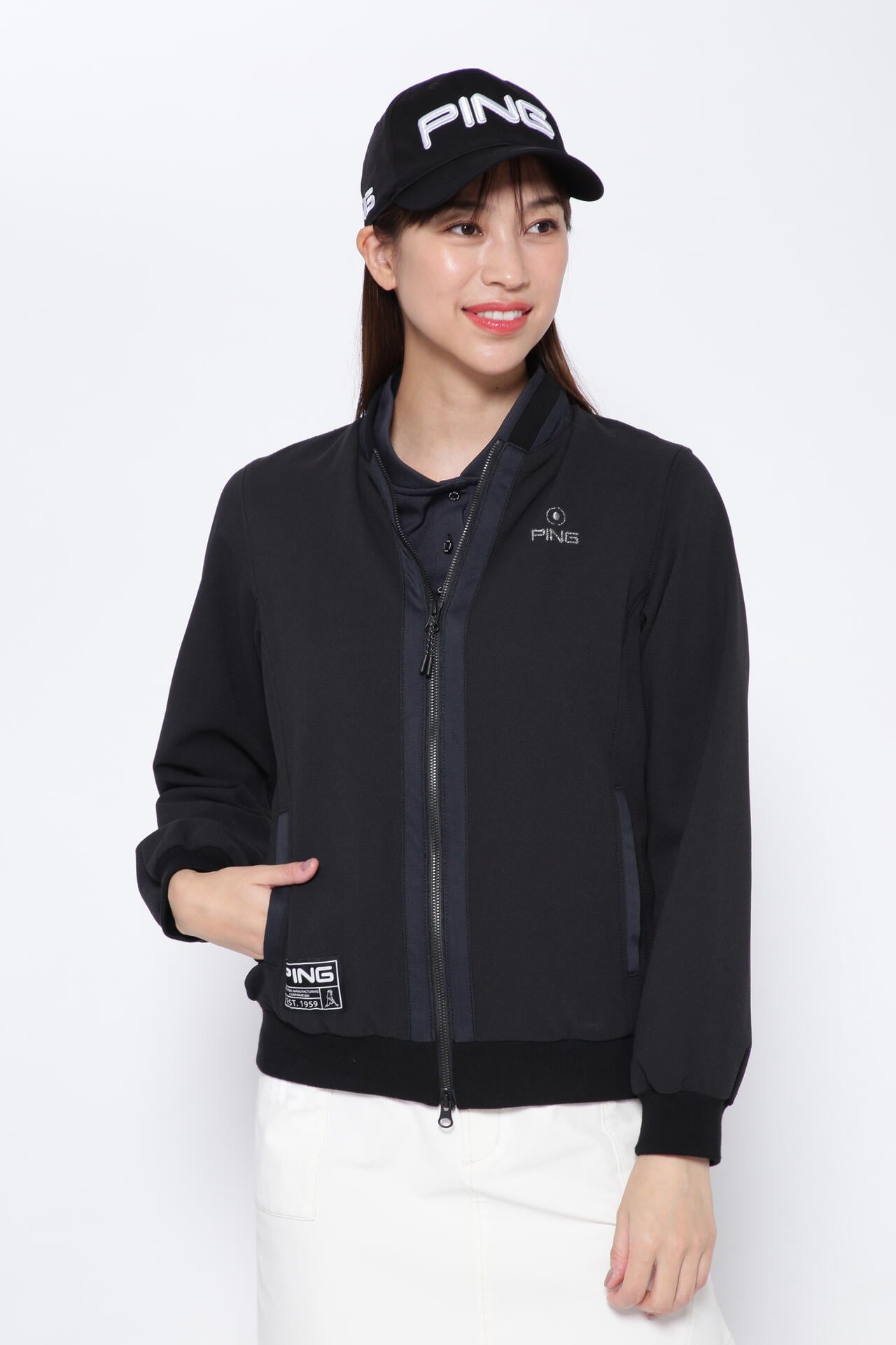 【PING APPAREL】クールマックスエコドビーブルゾン <GOLD> (LADIES)