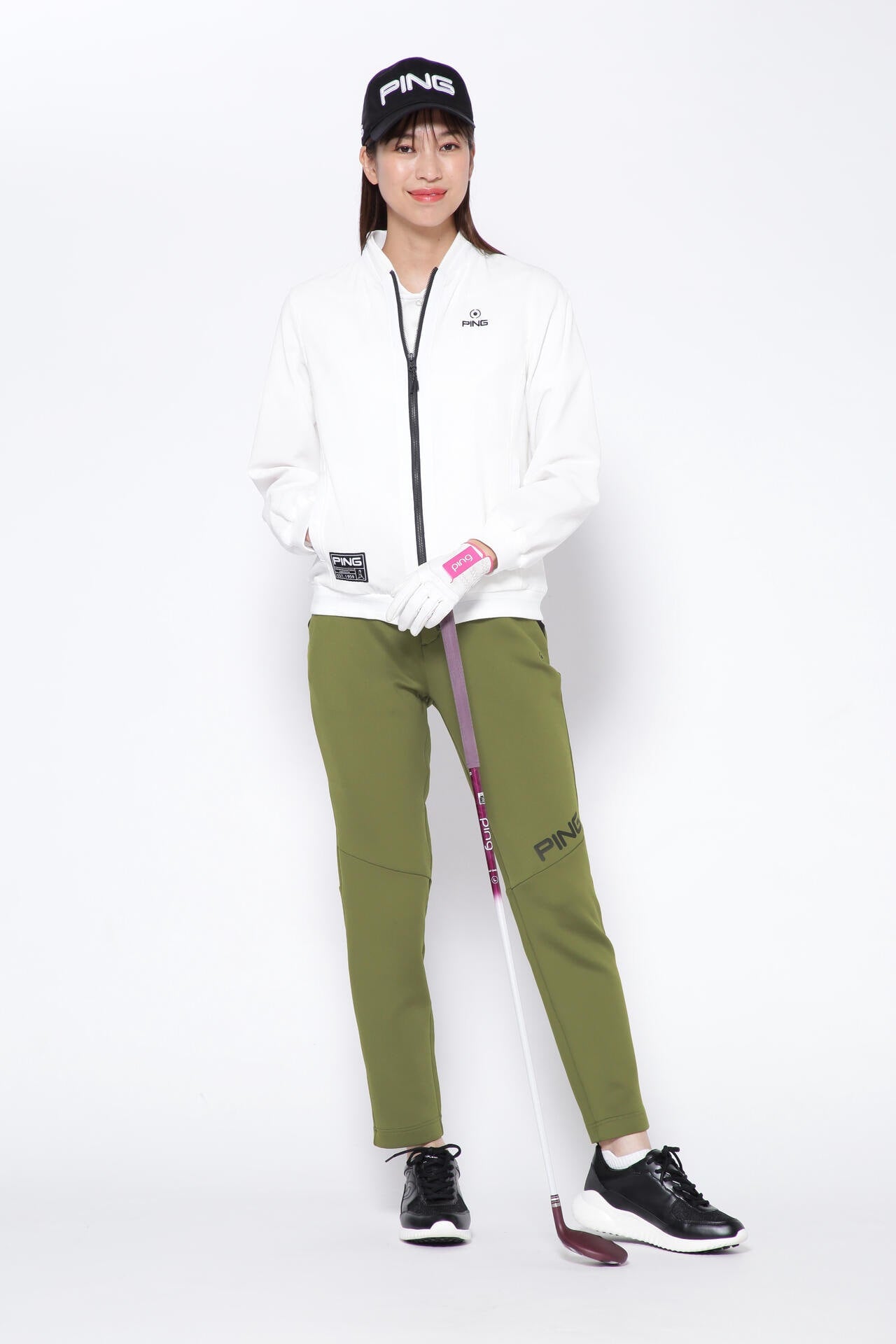 【PING APPAREL】クールマックスエコドビーブルゾン <GOLD> (LADIES)