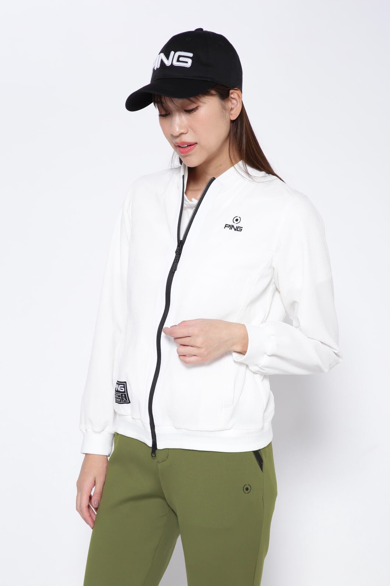 【PING APPAREL】クールマックスエコドビーブルゾン <GOLD> (LADIES)