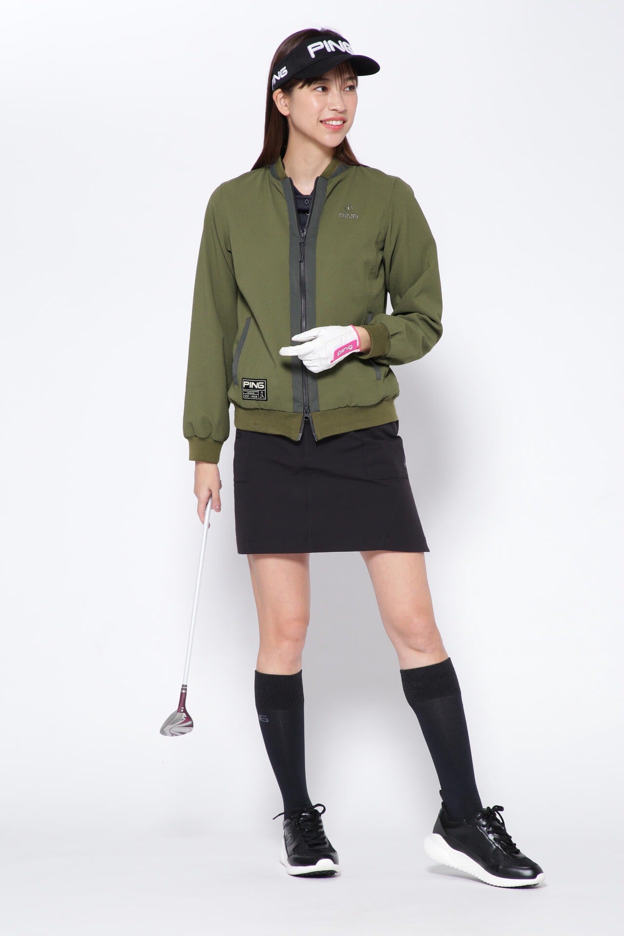 【PING APPAREL】クールマックスエコドビーブルゾン <GOLD> (LADIES)