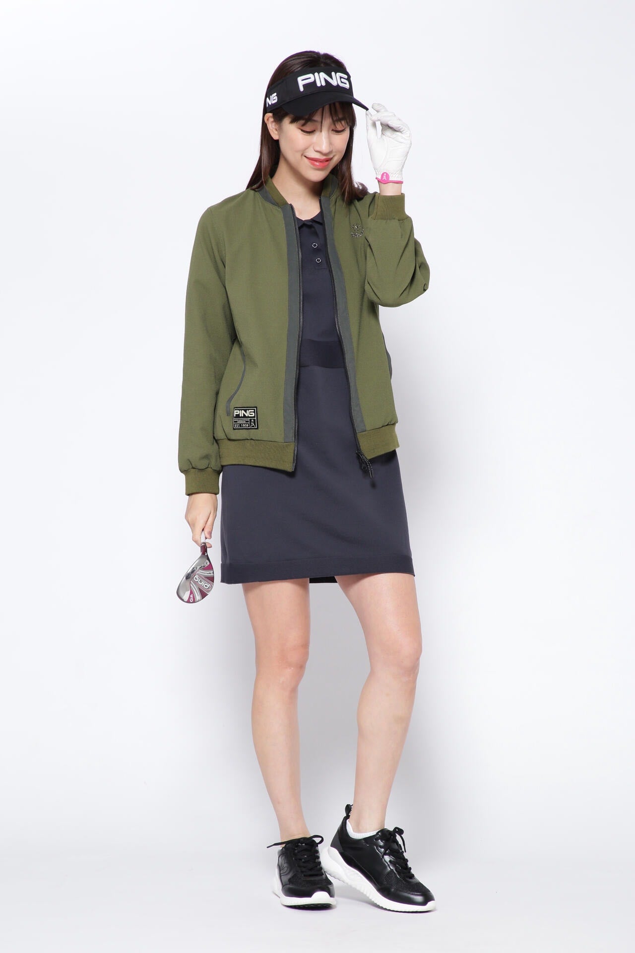 【PING APPAREL】クールマックスエコドビーブルゾン <GOLD> (LADIES)