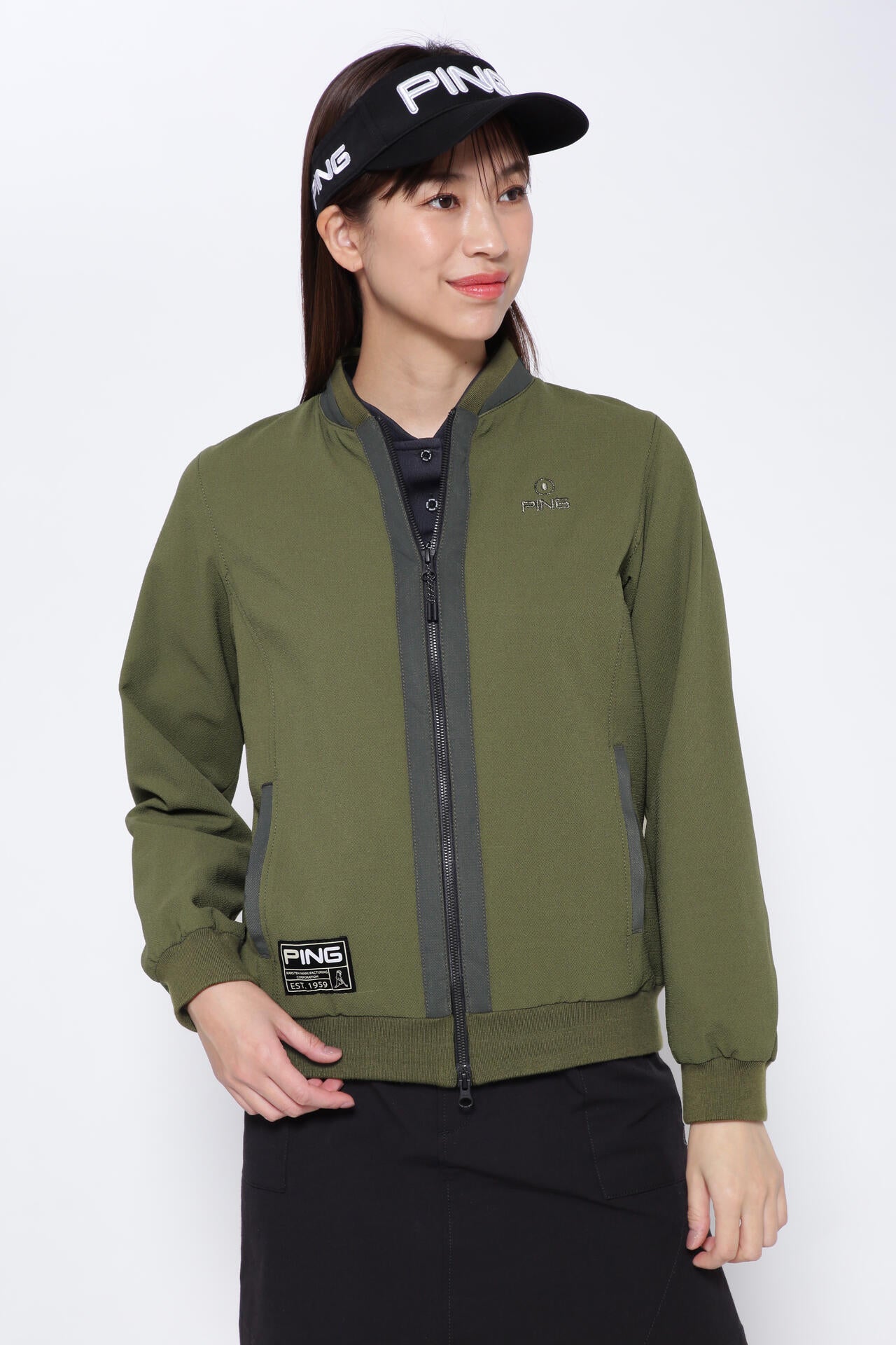 【PING APPAREL】クールマックスエコドビーブルゾン <GOLD> (LADIES)