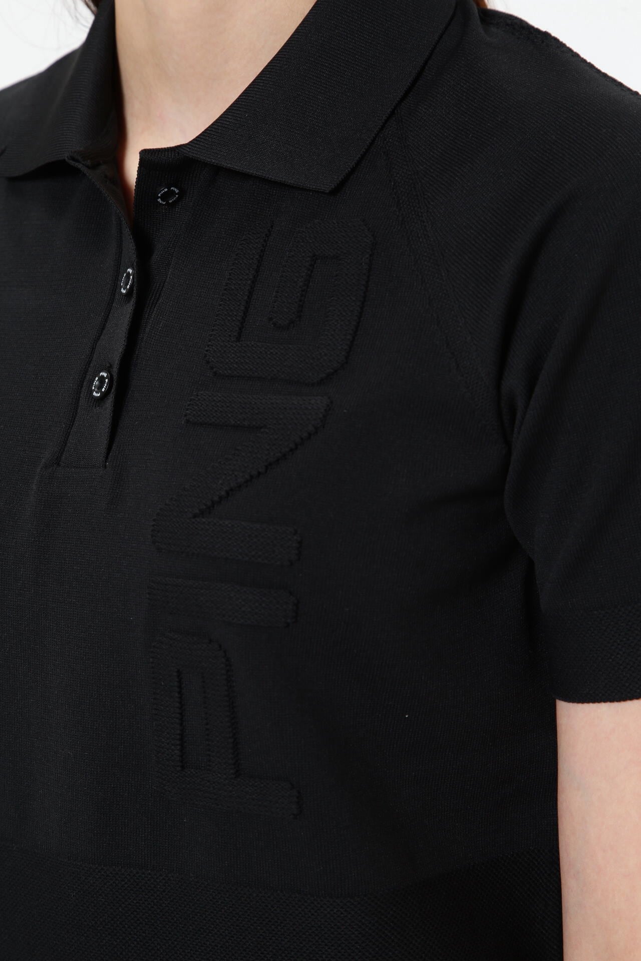 【PING APPAREL】ホールガーメントニットポロワンピース <GOLD> (LADIES)