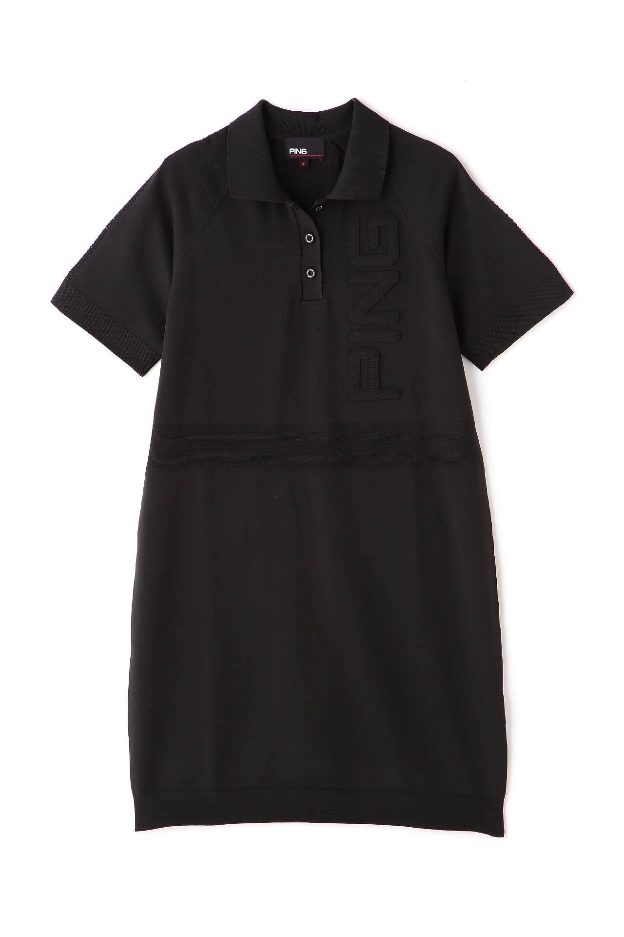 【PING APPAREL】ホールガーメントニットポロワンピース <GOLD> (LADIES)