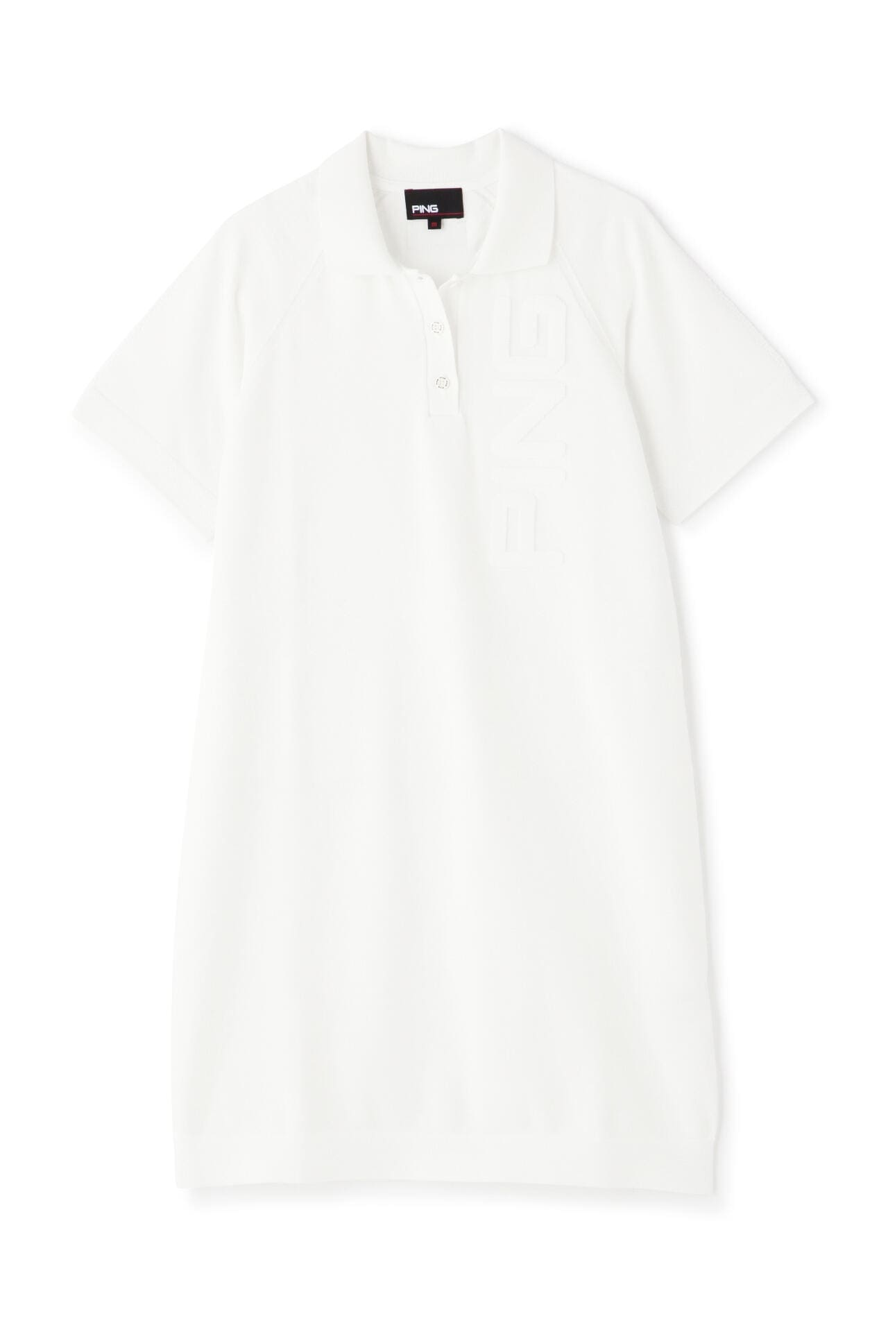 【PING APPAREL】ホールガーメントニットポロワンピース <GOLD> (LADIES)