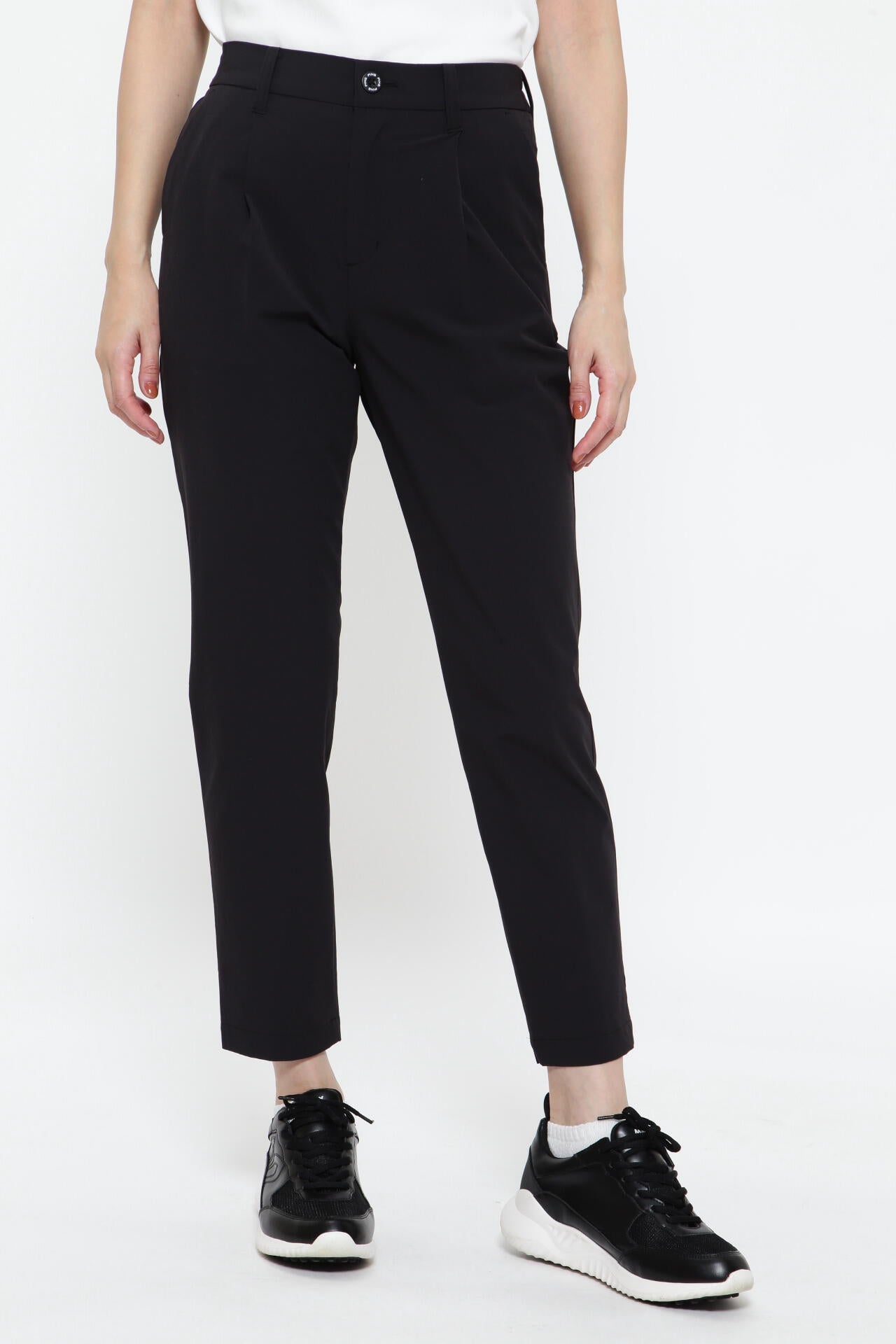 【PING APPAREL】ナイロンリップストレッチテーパードパンツ <GOLD> (LADIES)