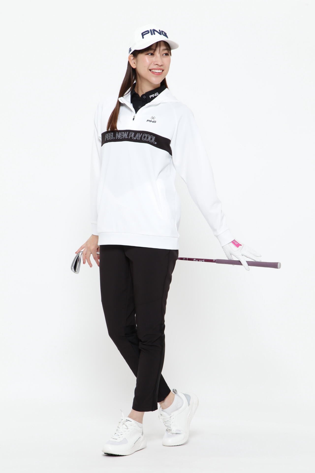【PING APPAREL】吸汗速乾 ストレッチテーパードパンツ <PERFORMANCE> (LADIES)