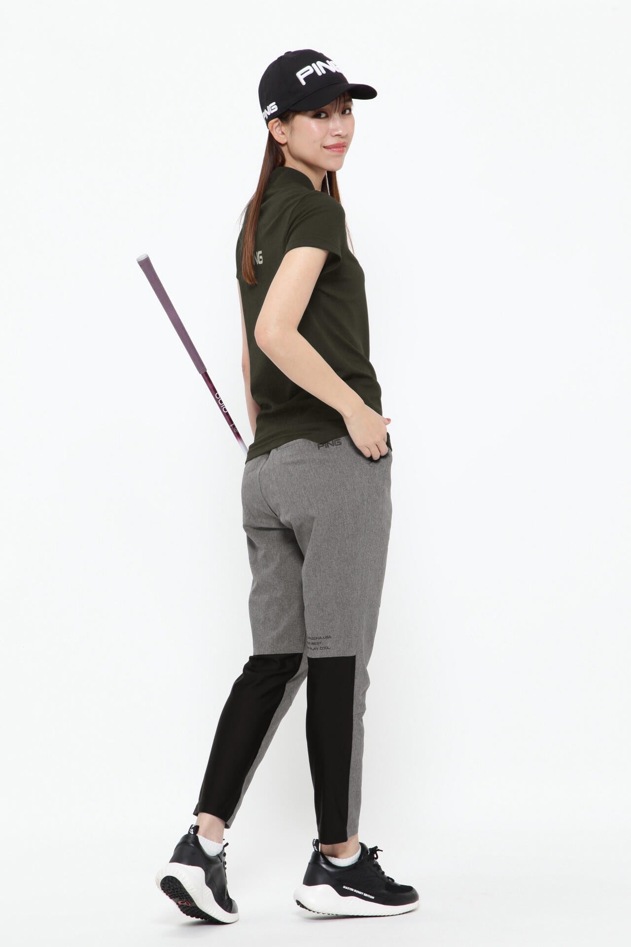 【PING APPAREL】吸汗速乾 ストレッチテーパードパンツ <PERFORMANCE> (LADIES)