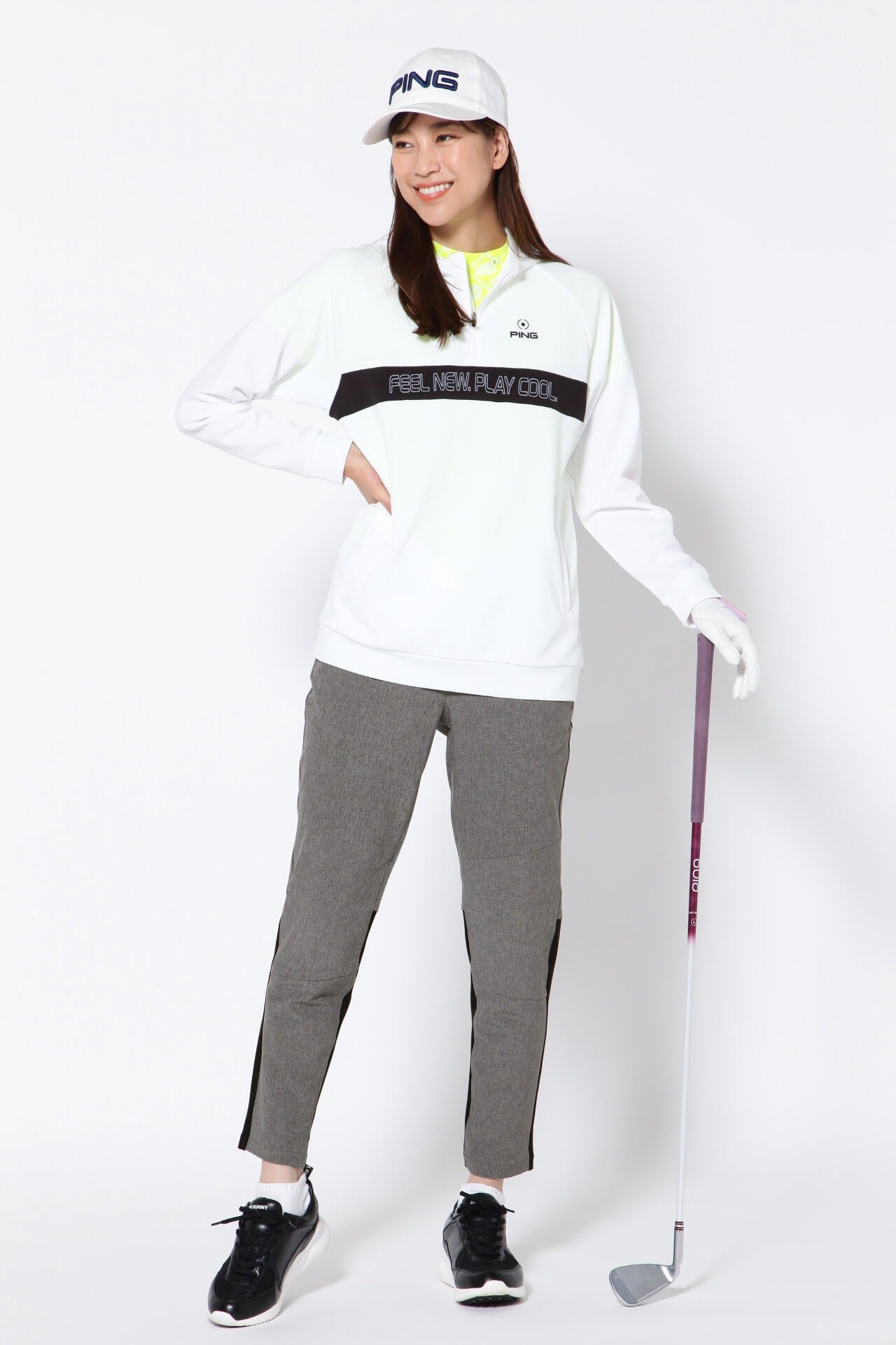 【PING APPAREL】吸汗速乾 ストレッチテーパードパンツ <PERFORMANCE> (LADIES)