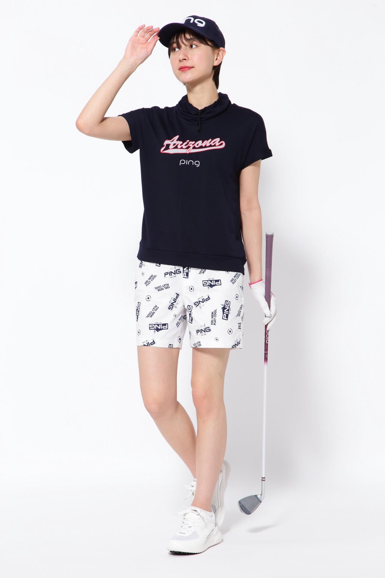 【PING APPAREL】【直営店舗・公式オンライン限定】アリゾナトータル柄 ショートパンツ <NATIVE> (MENS)