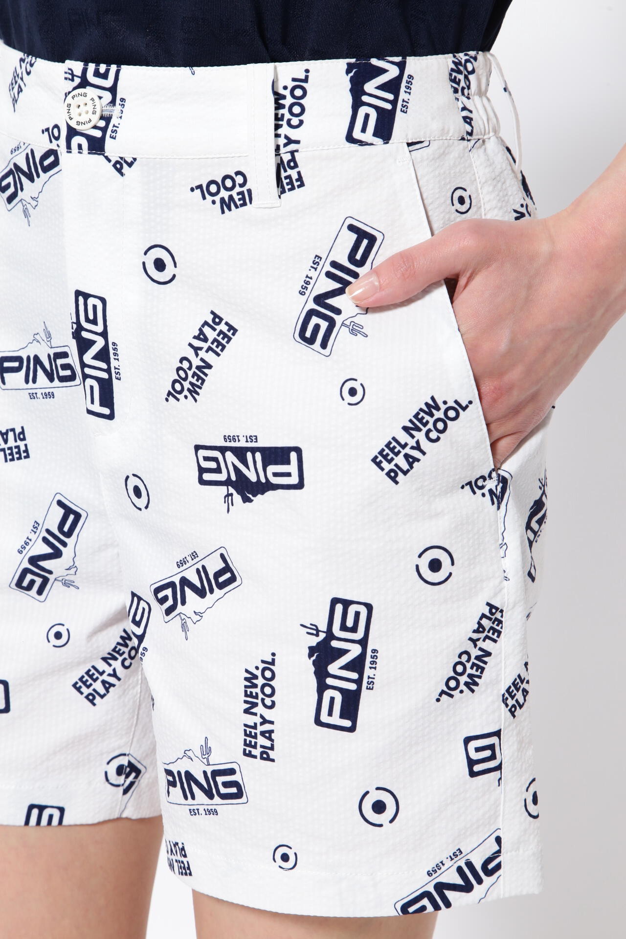【PING APPAREL】【直営店舗・公式オンライン限定】アリゾナトータル柄 ショートパンツ <NATIVE> (MENS)