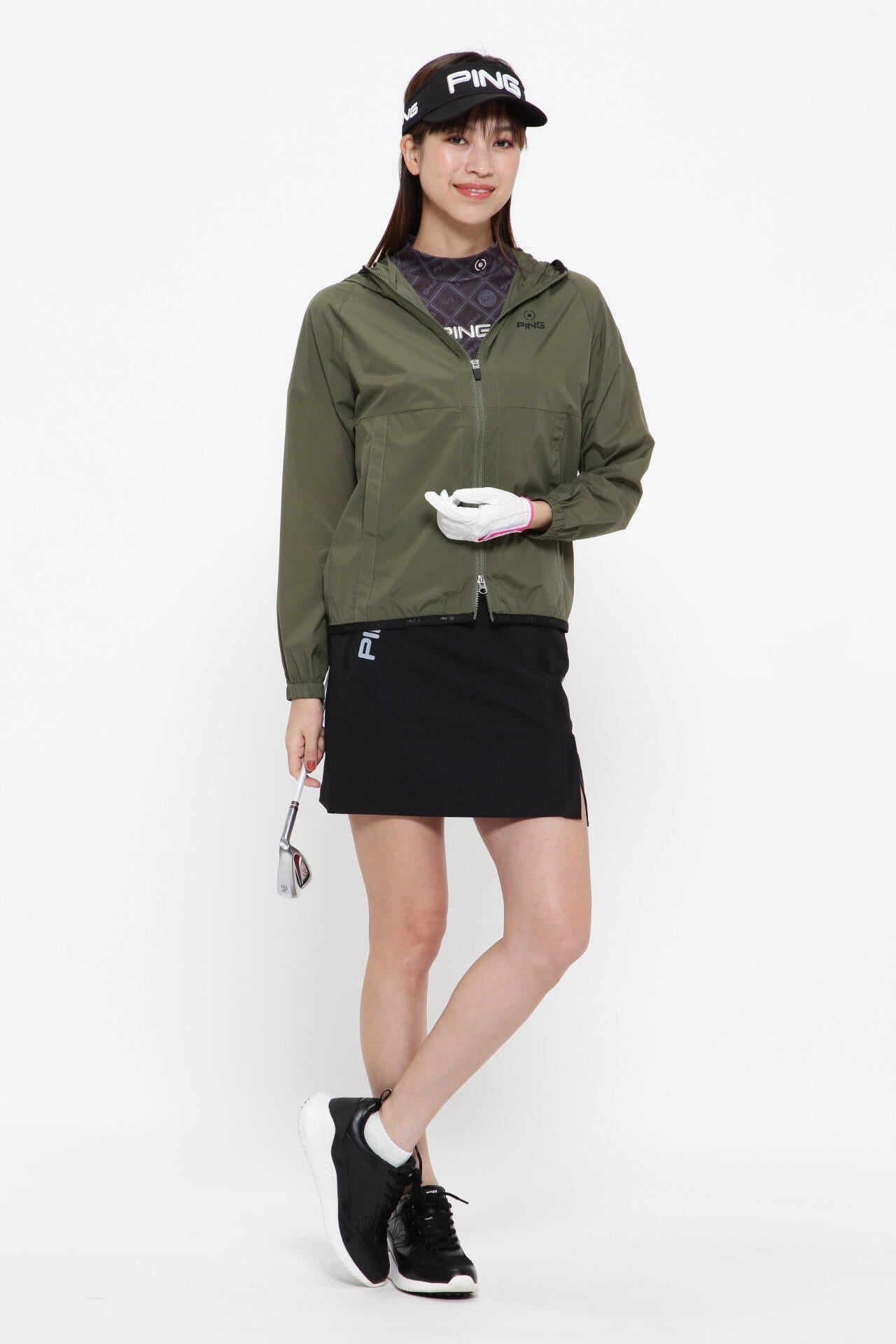 【PING APPAREL】吸水速乾 UV 冷感 バックドビーストレッチスカート <PERFORMANCE> (LADIES)