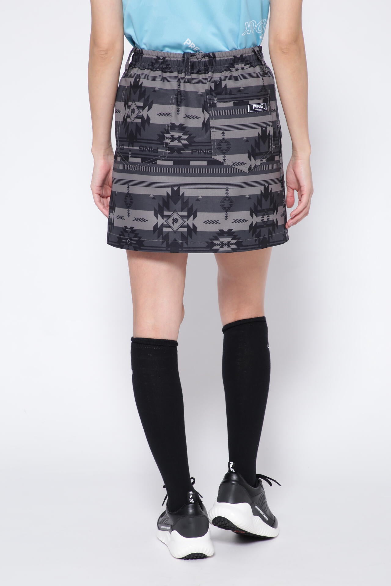 【PING APPAREL】ニューネイティブプリント ストレッチスカート <NATIVE> (LADIES)