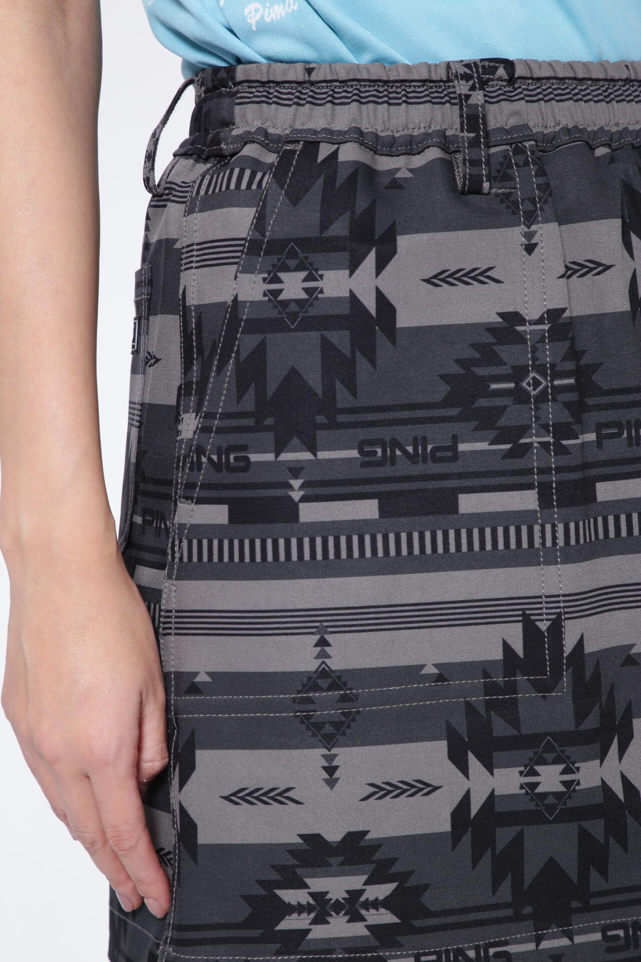 【PING APPAREL】ニューネイティブプリント ストレッチスカート <NATIVE> (LADIES)