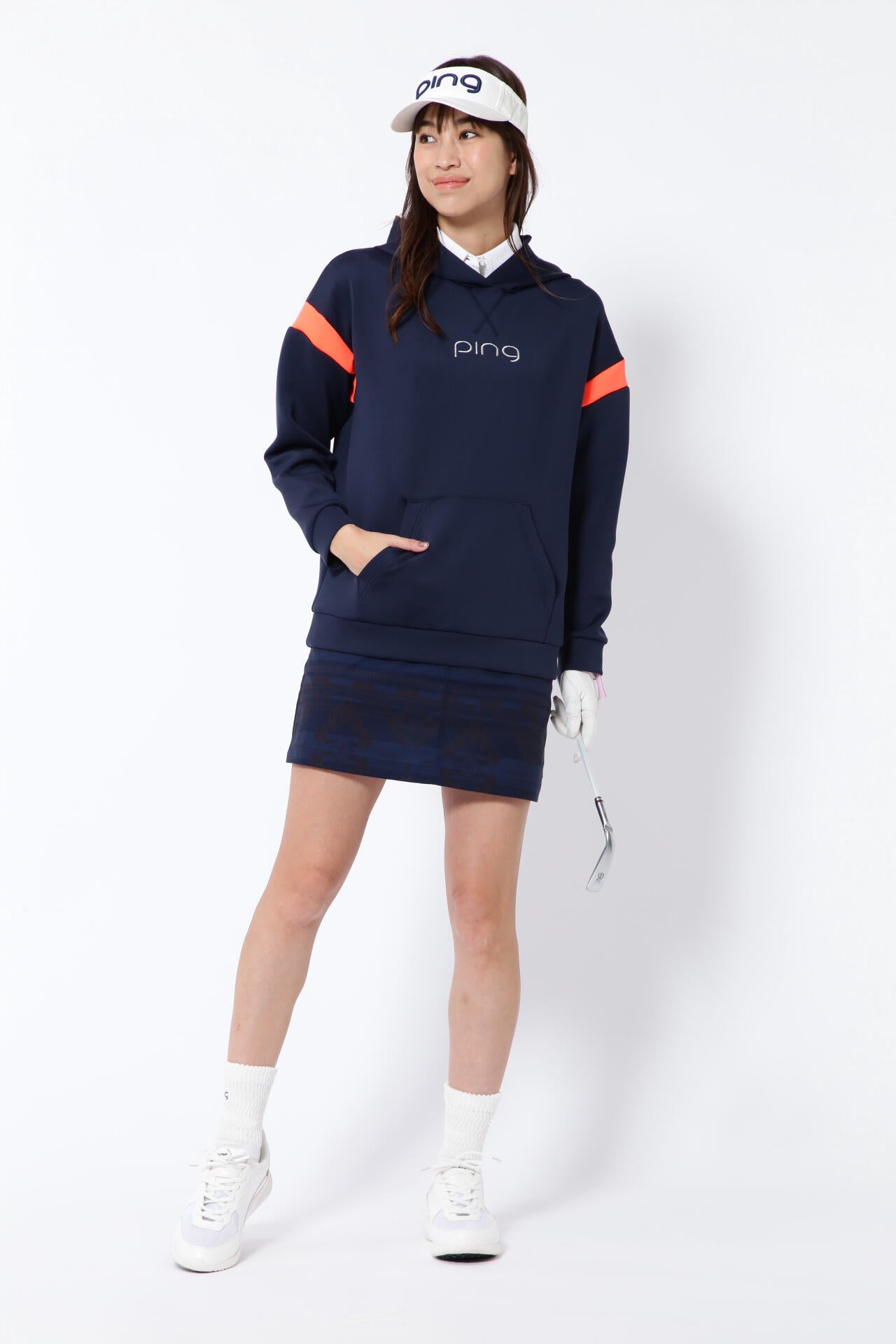 【PING APPAREL】ニューネイティブプリント ストレッチスカート <NATIVE> (LADIES)