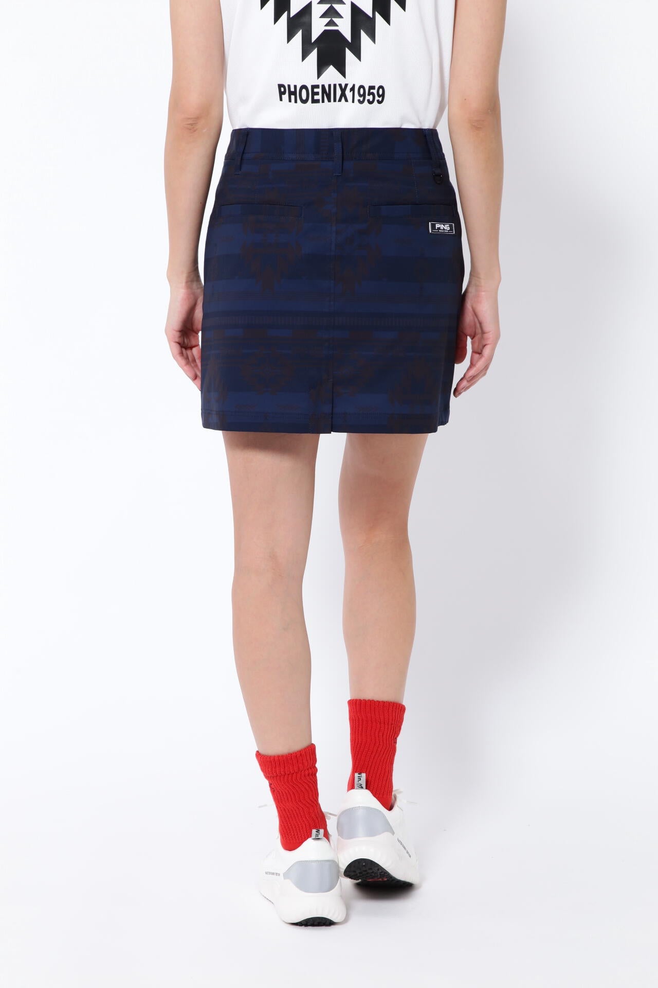 【PING APPAREL】ニューネイティブプリント ストレッチスカート <NATIVE> (LADIES)