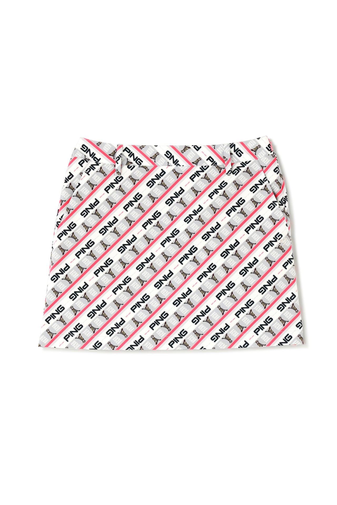 【PING APPAREL】Mr.PING バイアスプリントスカート <NATIVE> (LADIES)