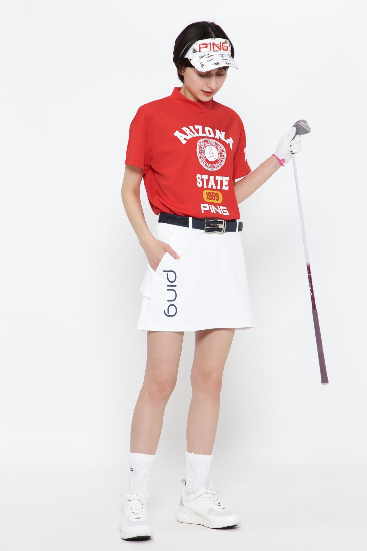 【PING APPAREL】ティアードスカート <NATIVE> (LADIES)