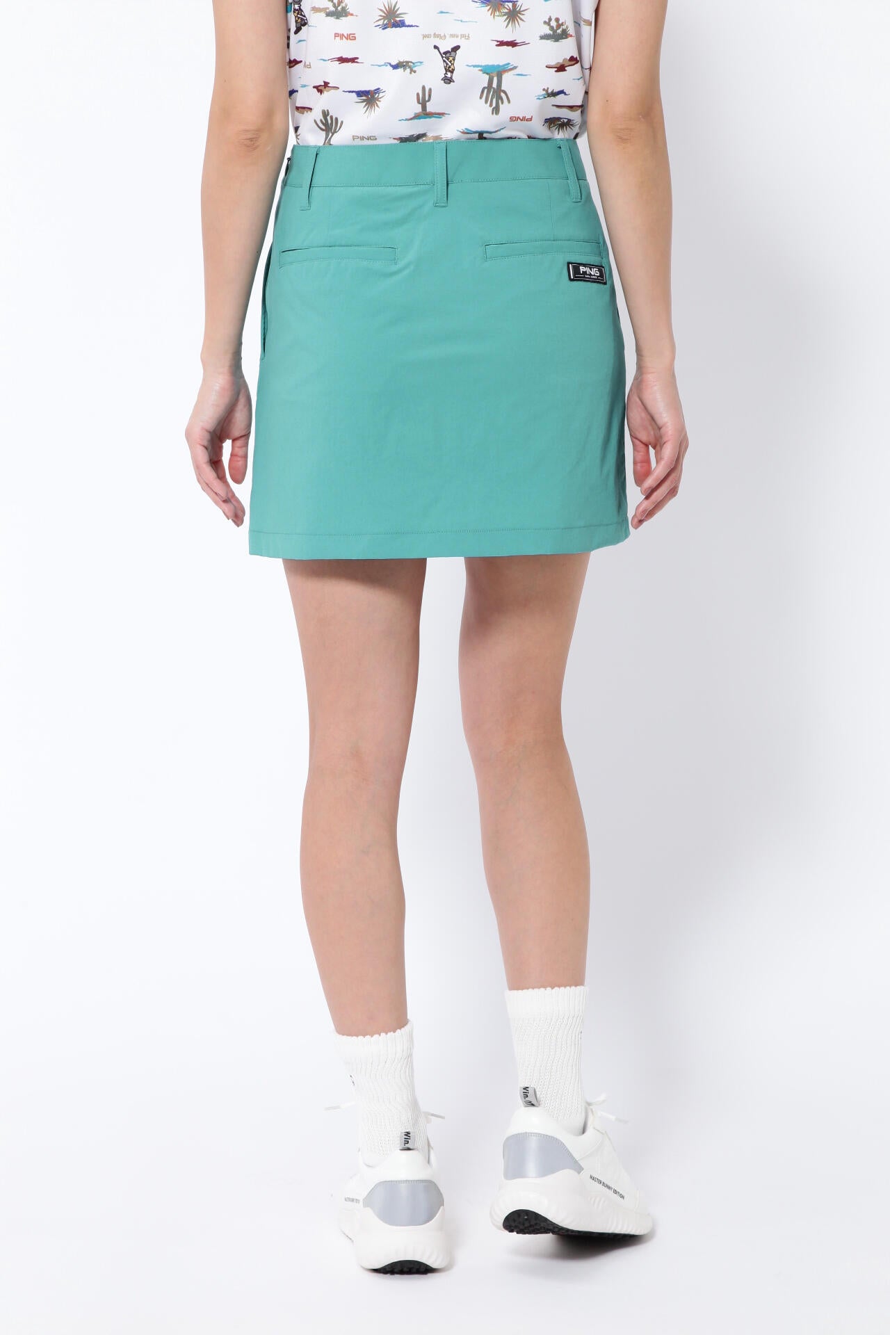 【PING APPAREL】【オンライン限定】ナイロンワッシャーストレッチスカート <NATIVE> (LADIES)