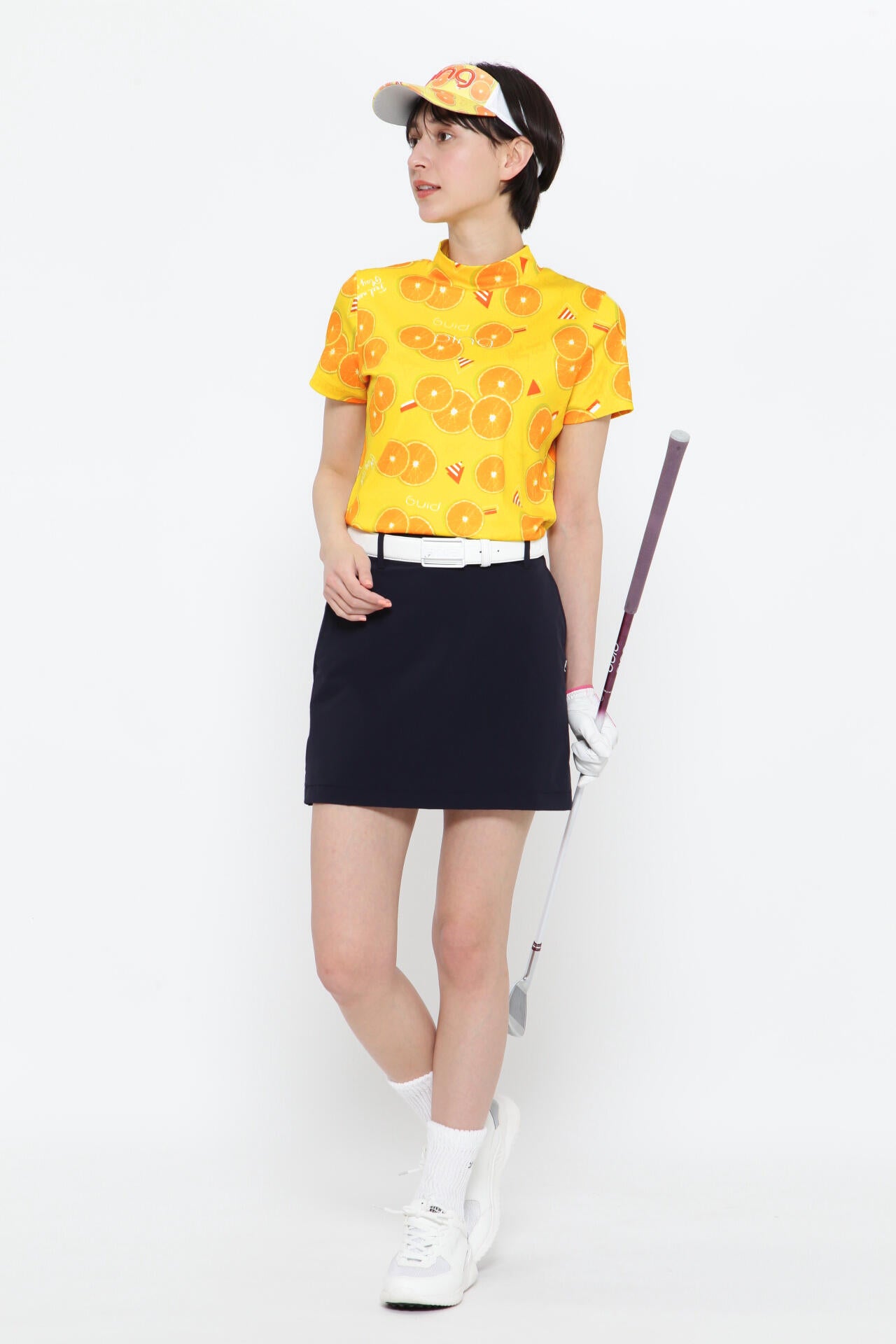【PING APPAREL】【オンライン限定】ナイロンワッシャーストレッチスカート <NATIVE> (LADIES)