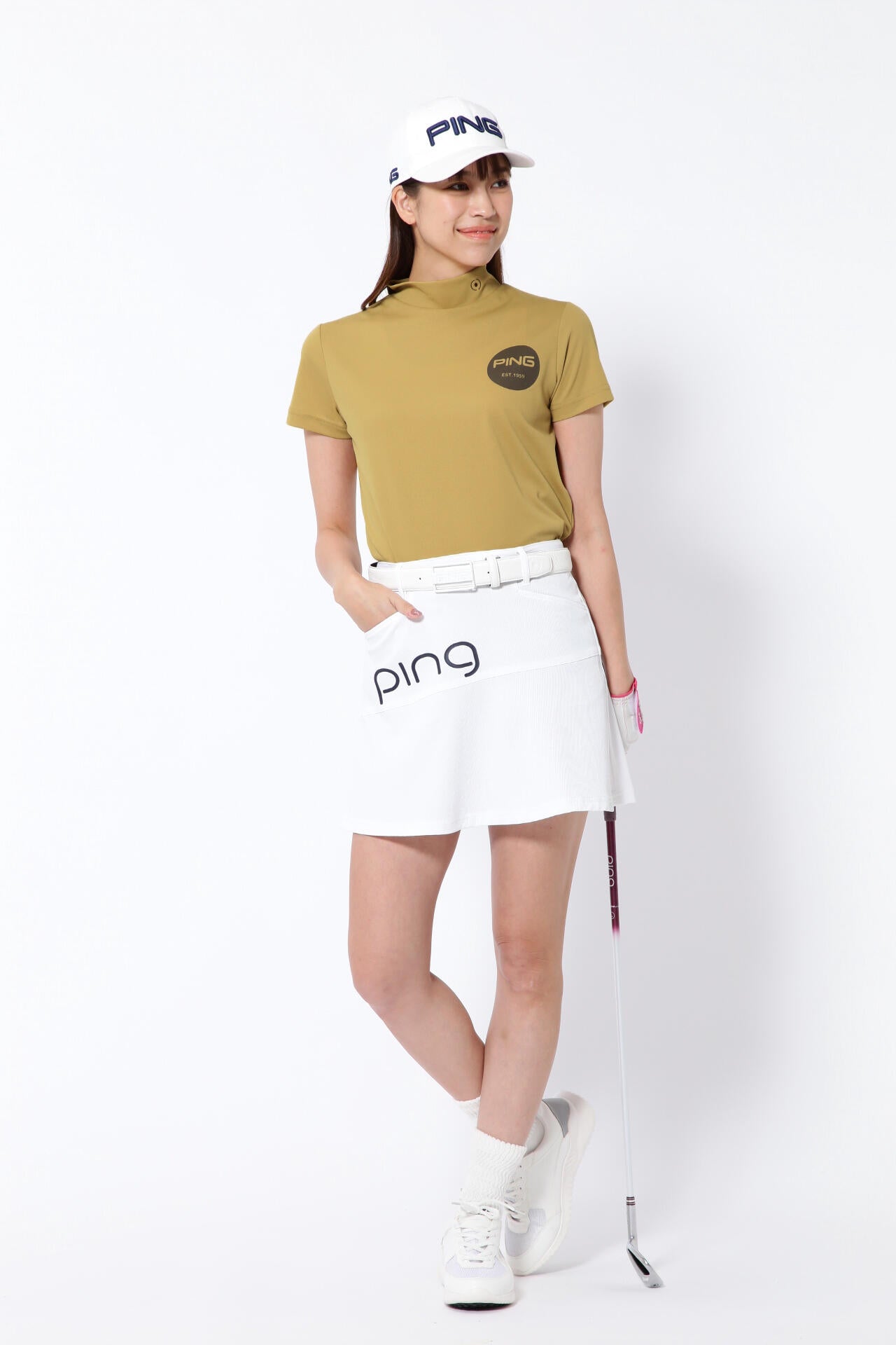 【PING APPAREL】裏ワッフル4WAYストレッチスカート <NATIVE> (LADIES)