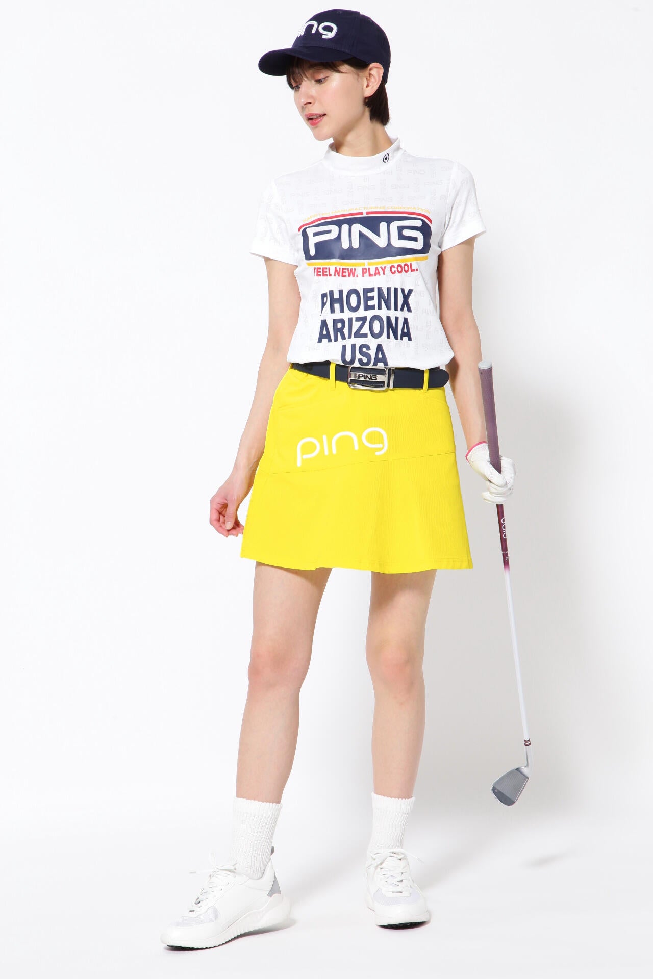 【PING APPAREL】裏ワッフル4WAYストレッチスカート <NATIVE> (LADIES)