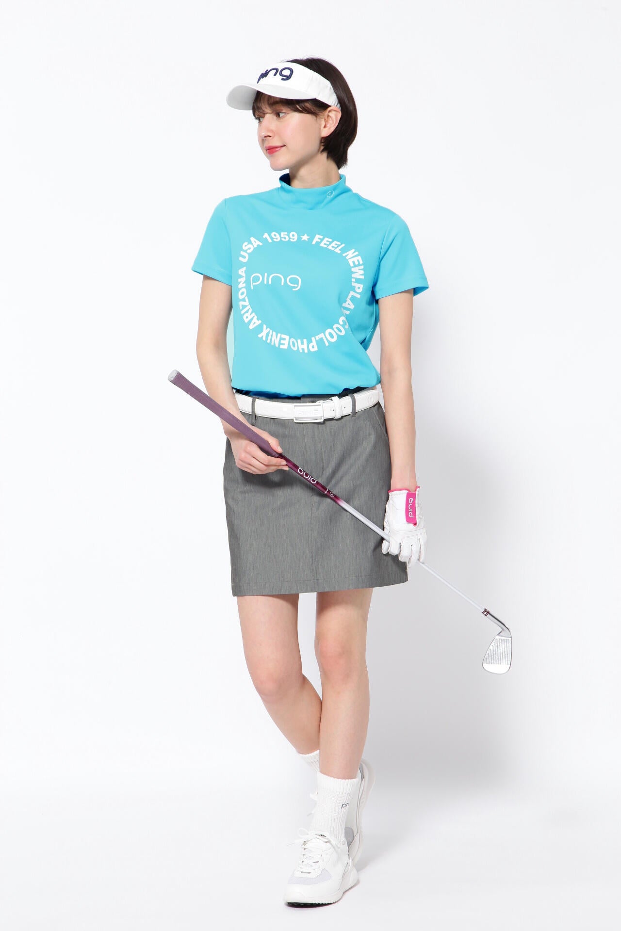 【PING APPAREL】10色 4WAYストレッチスカート <NATIVE> (LADIES)