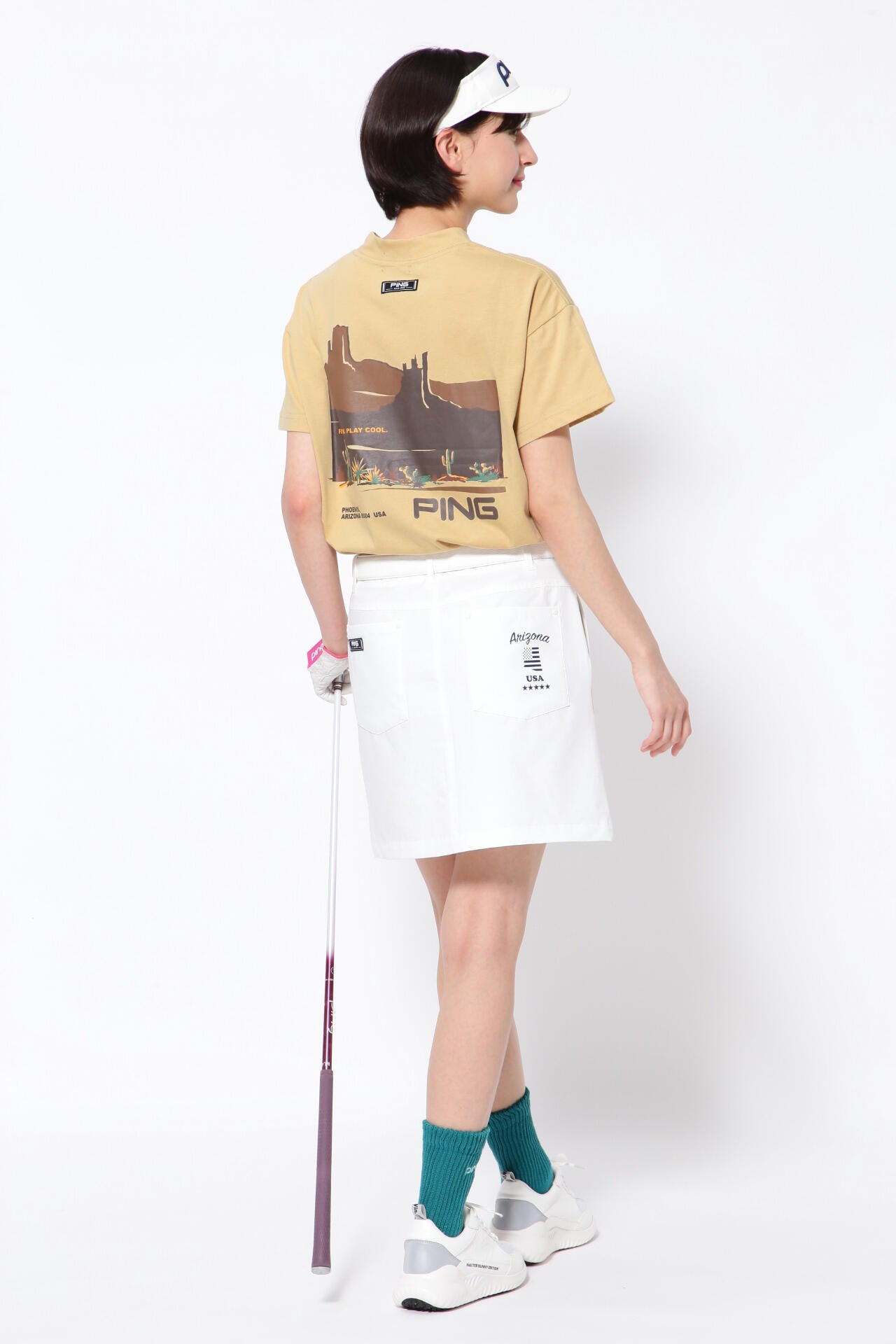 【PING APPAREL】10色 4WAYストレッチスカート <NATIVE> (LADIES)