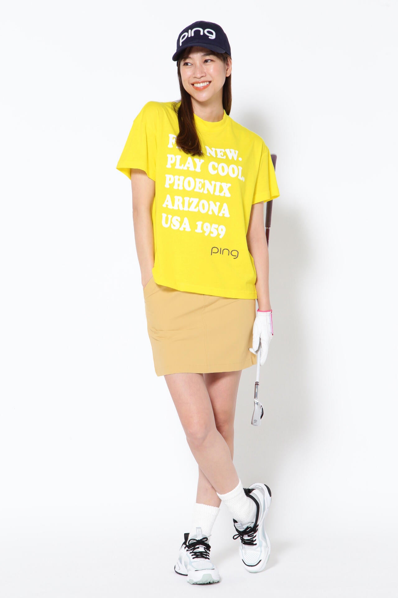 【PING APPAREL】10色 4WAYストレッチスカート <NATIVE> (LADIES)