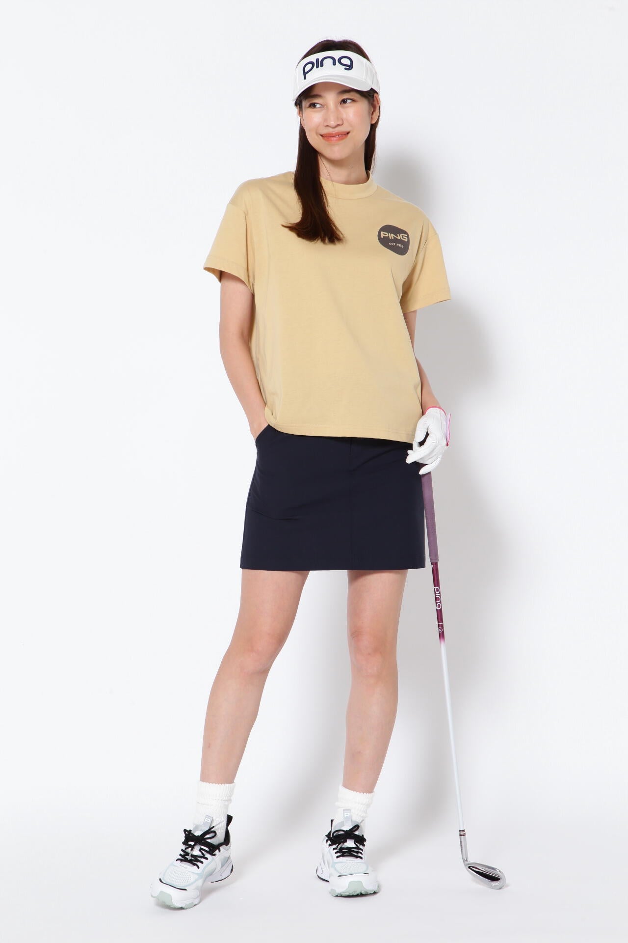 【PING APPAREL】10色 4WAYストレッチスカート <NATIVE> (LADIES)
