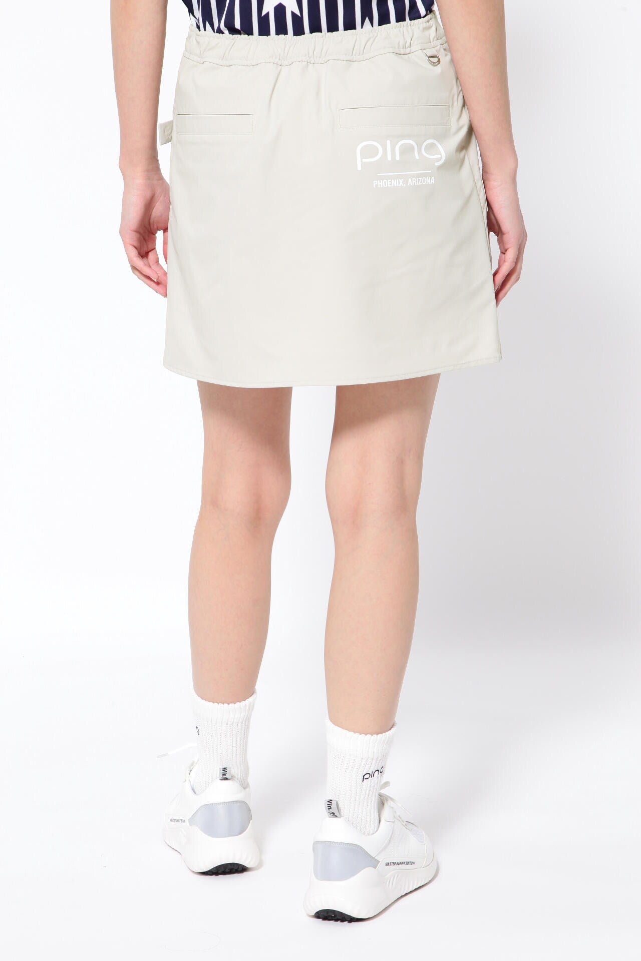 【PING APPAREL】ライトクロス 4WAYストレッチ ラップ風スカート <PRODUCT ADDITION> (LADIES)