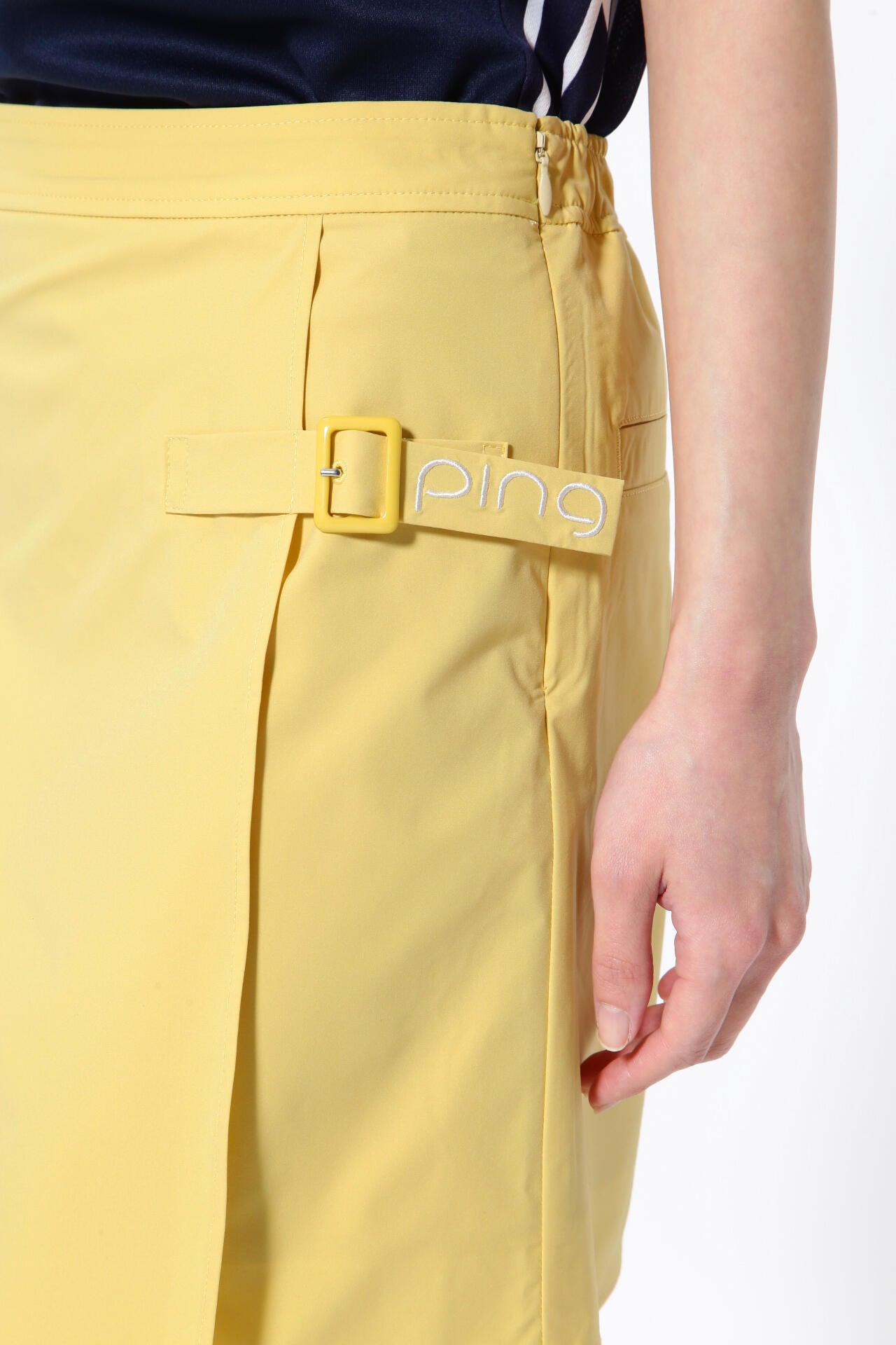 【PING APPAREL】ライトクロス 4WAYストレッチ ラップ風スカート <PRODUCT ADDITION> (LADIES)