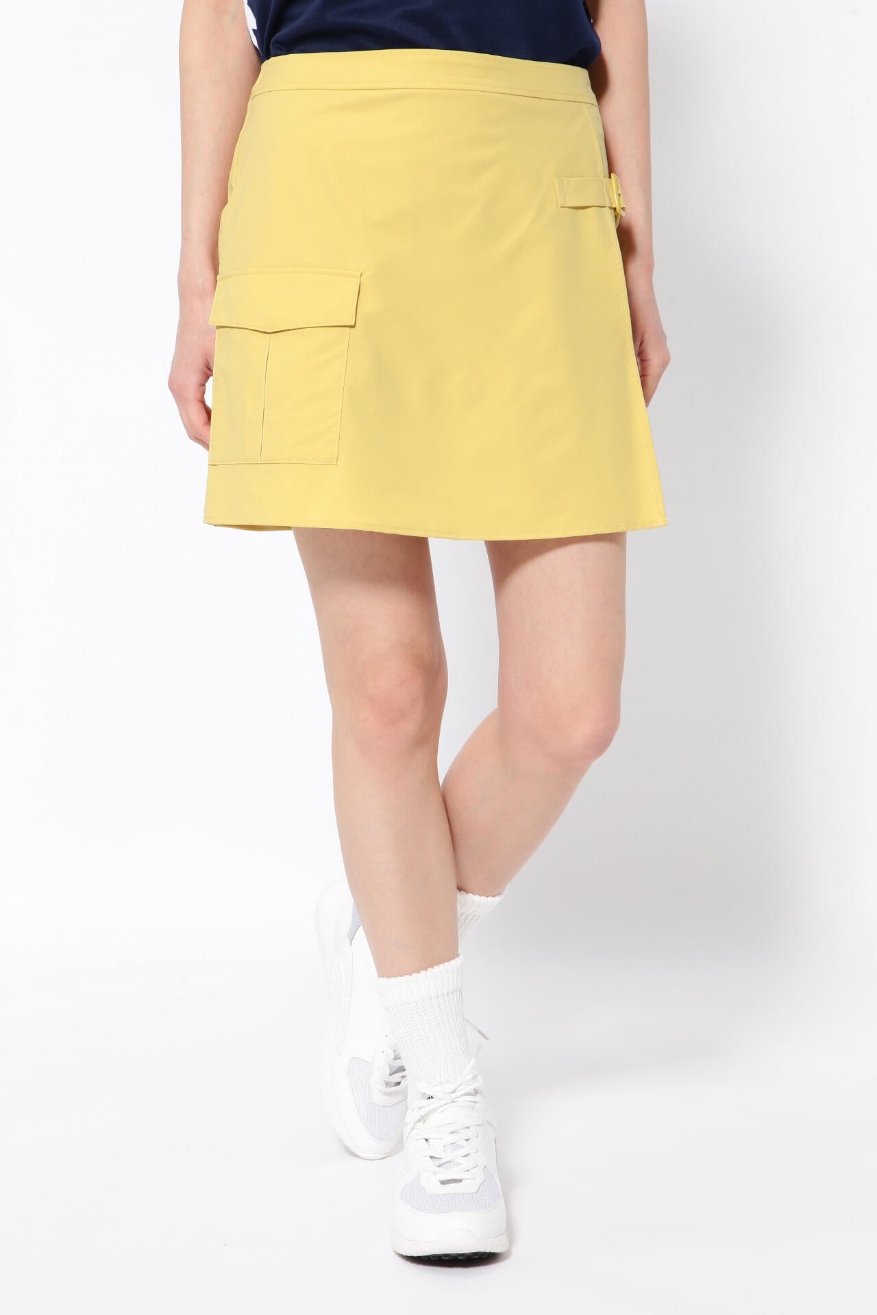 【PING APPAREL】ライトクロス 4WAYストレッチ ラップ風スカート <PRODUCT ADDITION> (LADIES)
