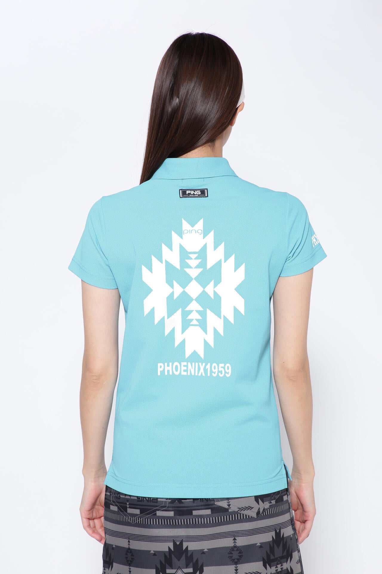 【PING APPAREL】ドライタッチカノコ 半袖ポロシャツ <NATIVE> (LADIES)